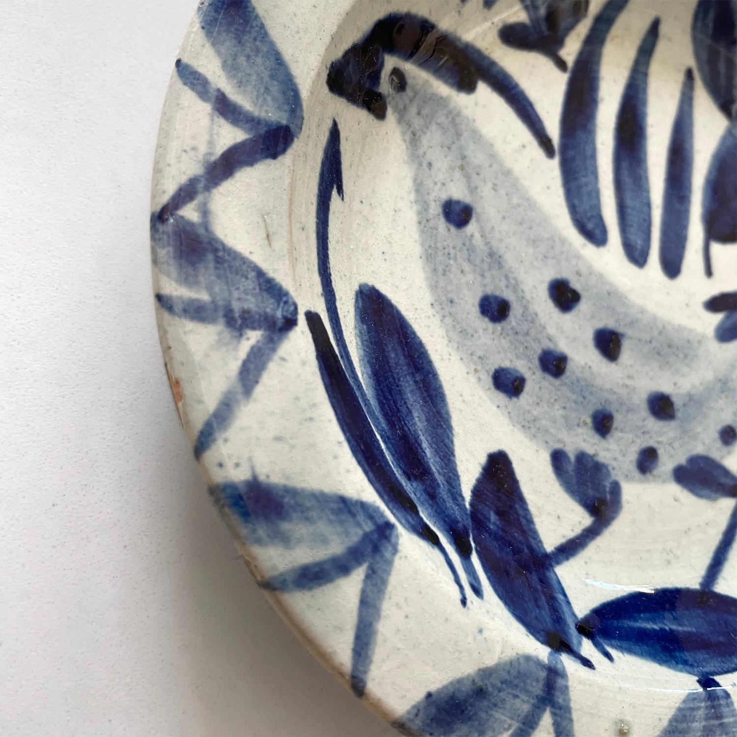 Danish Mid Century Ceramic Catch All Ring Dish   1