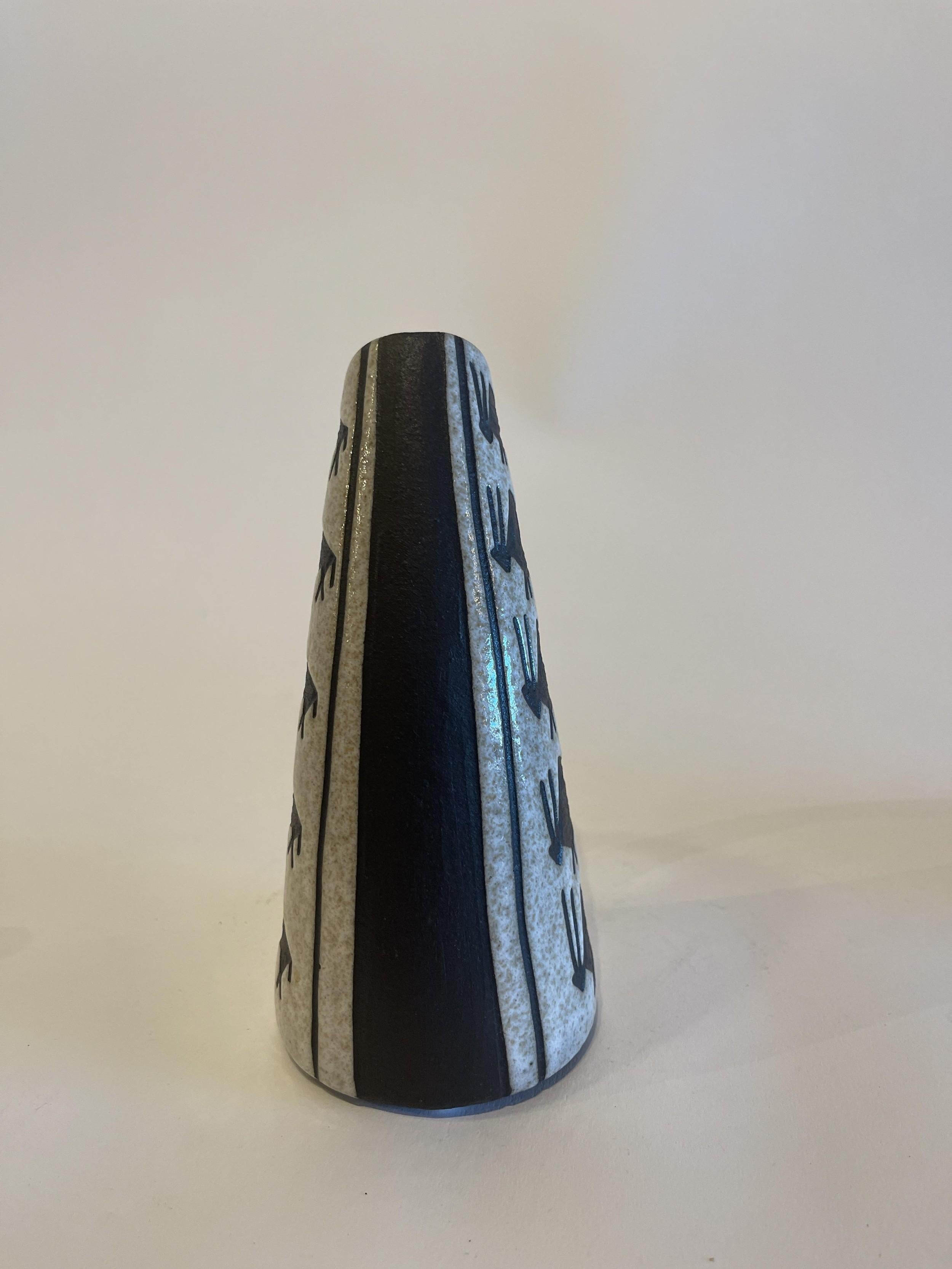 Danish Mid-Century Ceramic Pitcher, Marianne Starck for Andersen and Sons In Good Condition For Sale In Queens, NY