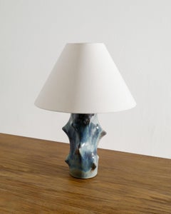 Lampe danoise du milieu du siècle en céramique grès "Rose Thorn" de Knud Basse, 1970