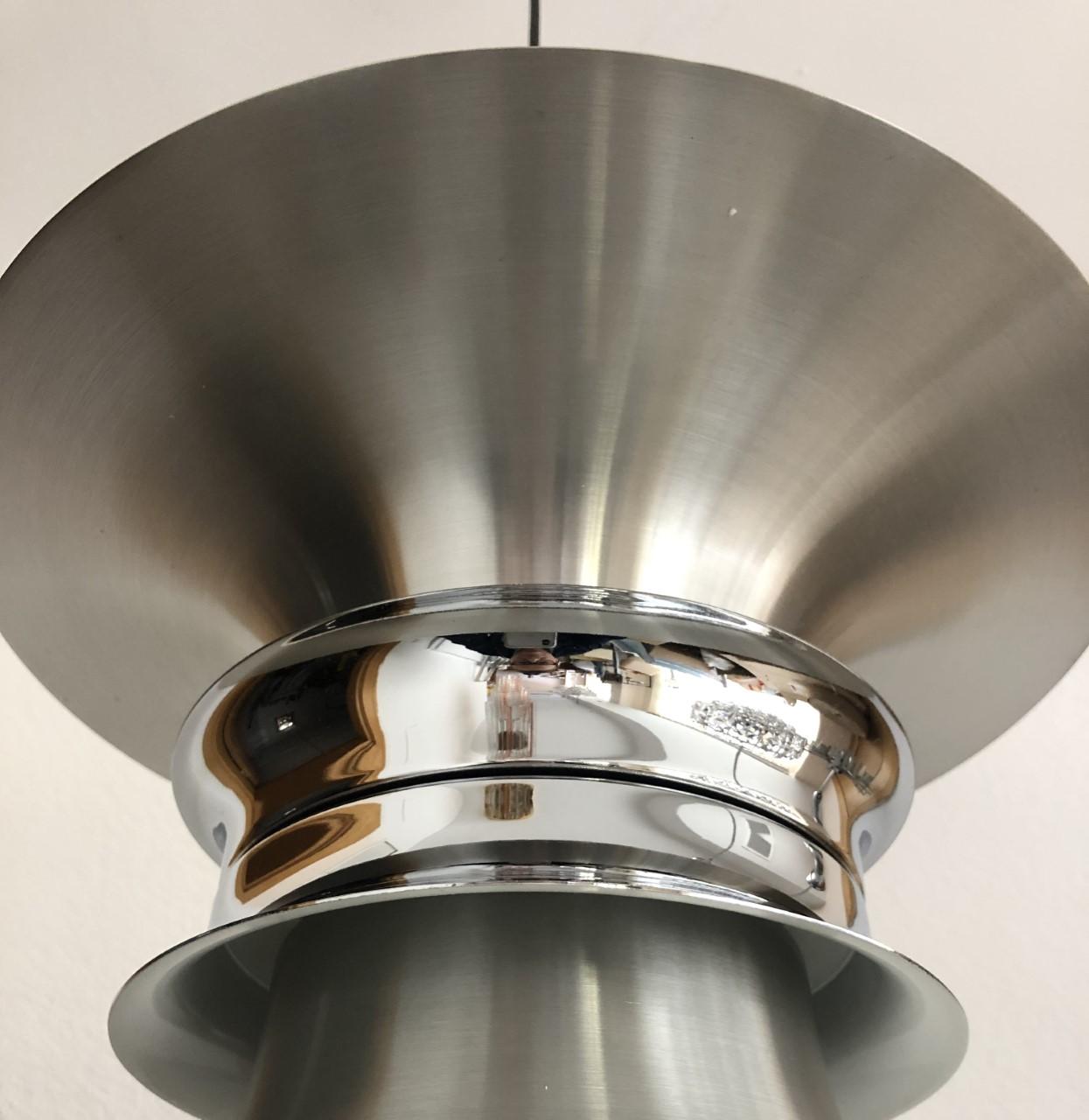 Fine XX secolo Lampadario danese del metà secolo di Bent Nordsted per Lyskaer, anni '70 in vendita