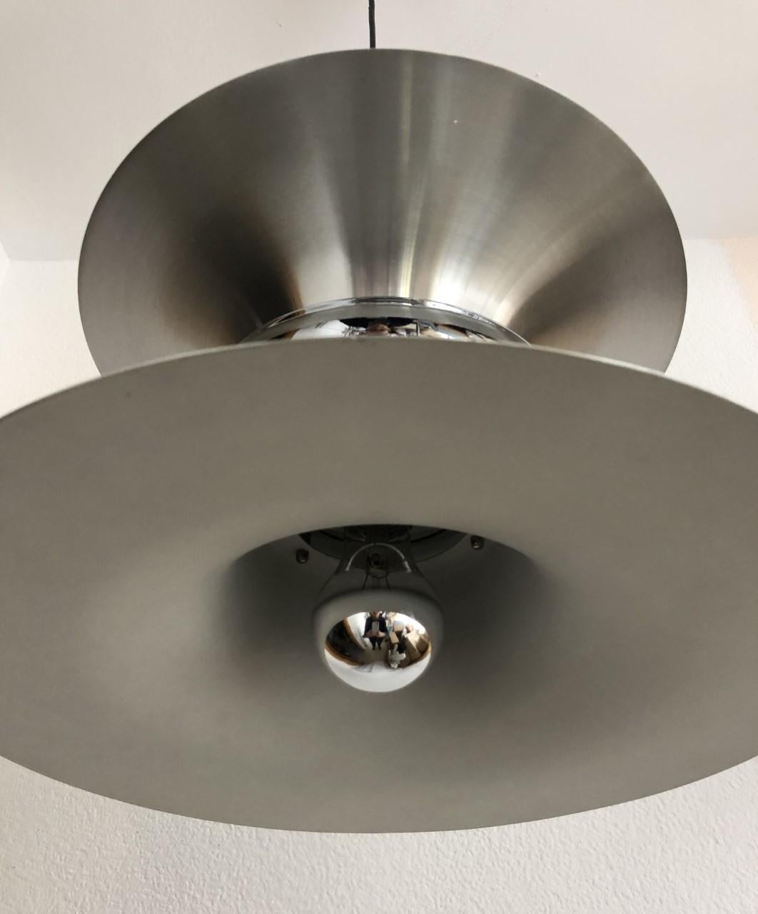 Lampadario danese del metà secolo di Bent Nordsted per Lyskaer, anni '70 in vendita 2