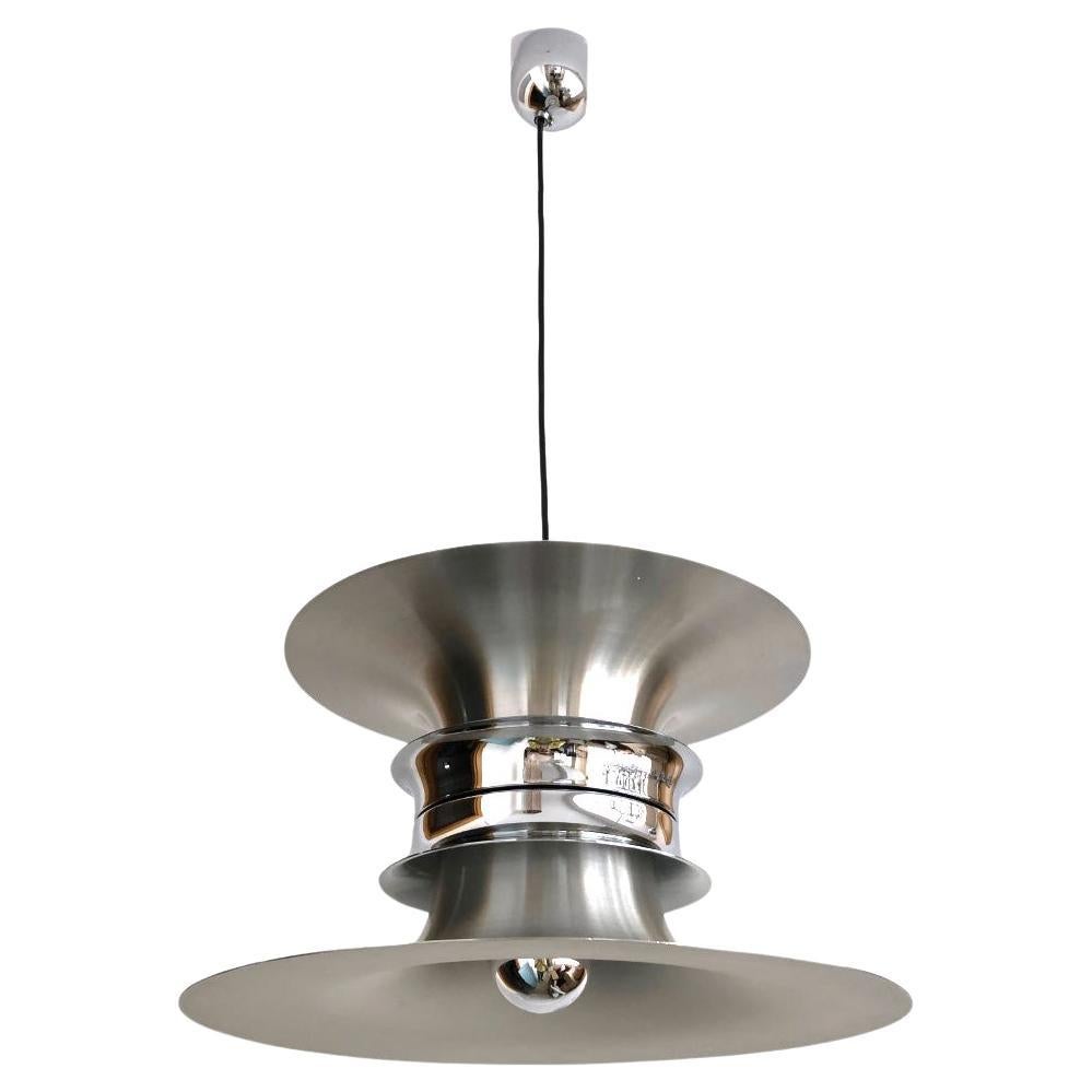 Danish Mid-Century Chandelier by Bent Nordsted for Lyskaer, 1970s For Sale