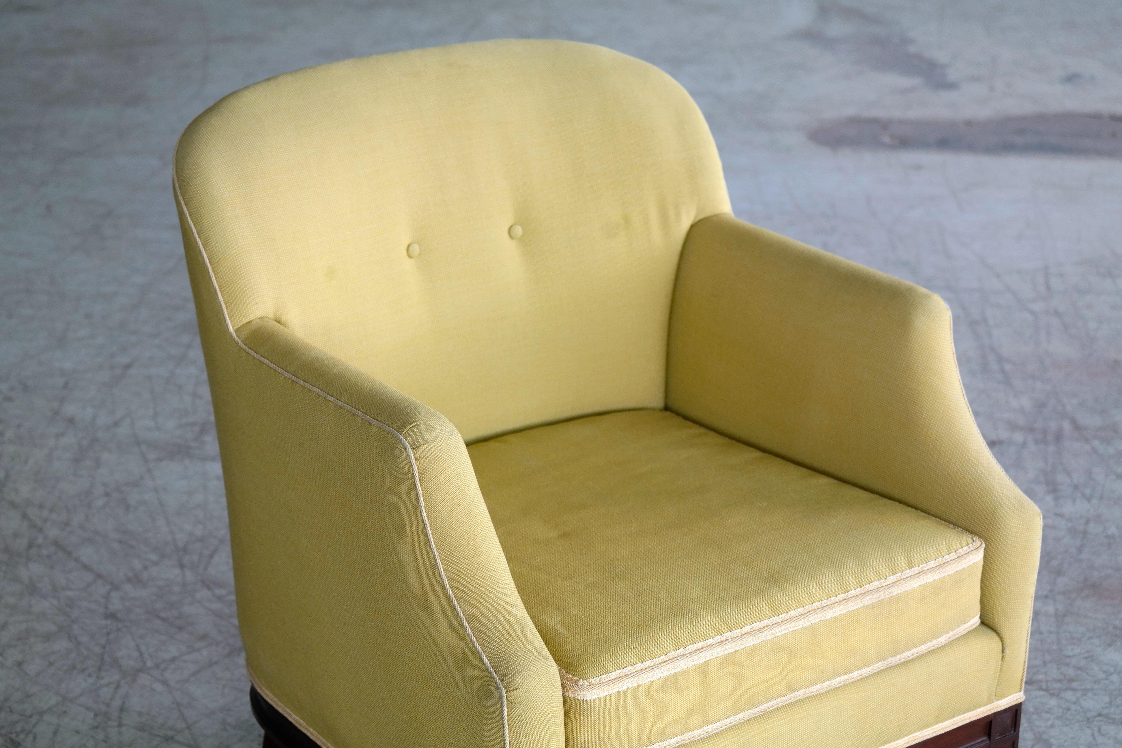 Mid-Century Modern Danish Midcentury Classic Lounge Chair by Master Carpenter Georg Kofoed