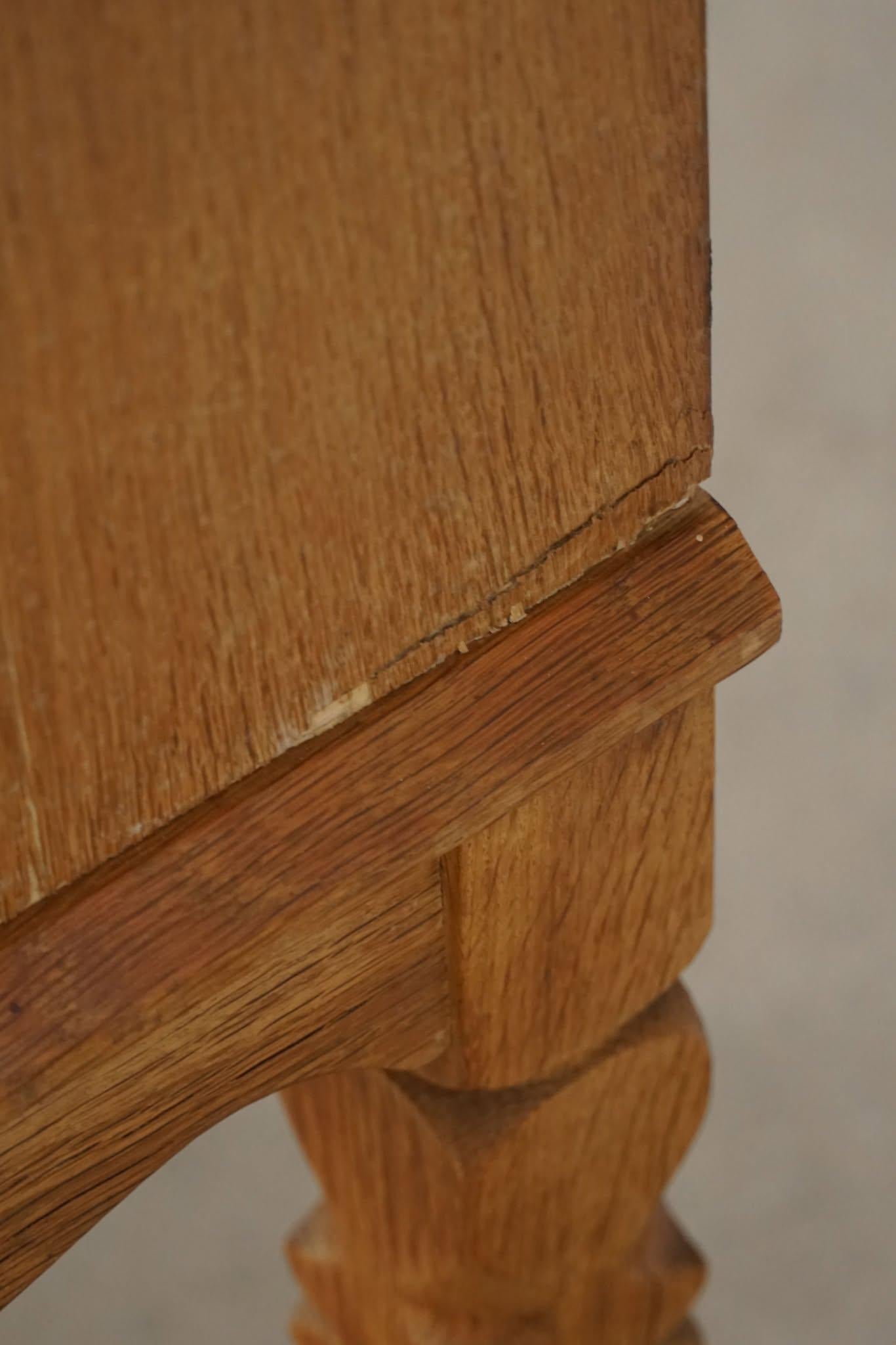 Credenza classica rettangolare danese di metà secolo in Oak, stile Kjærnulf, anni '60 in vendita 6
