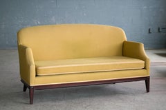 Danish Midcentury Classic Settee by Master Carpenter Georg Kofoed