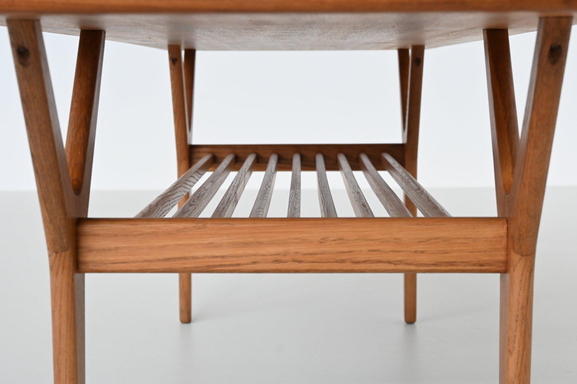 Danish Mid-Century coffee table in the style of Kurt Ostervig Denmark 1960 5