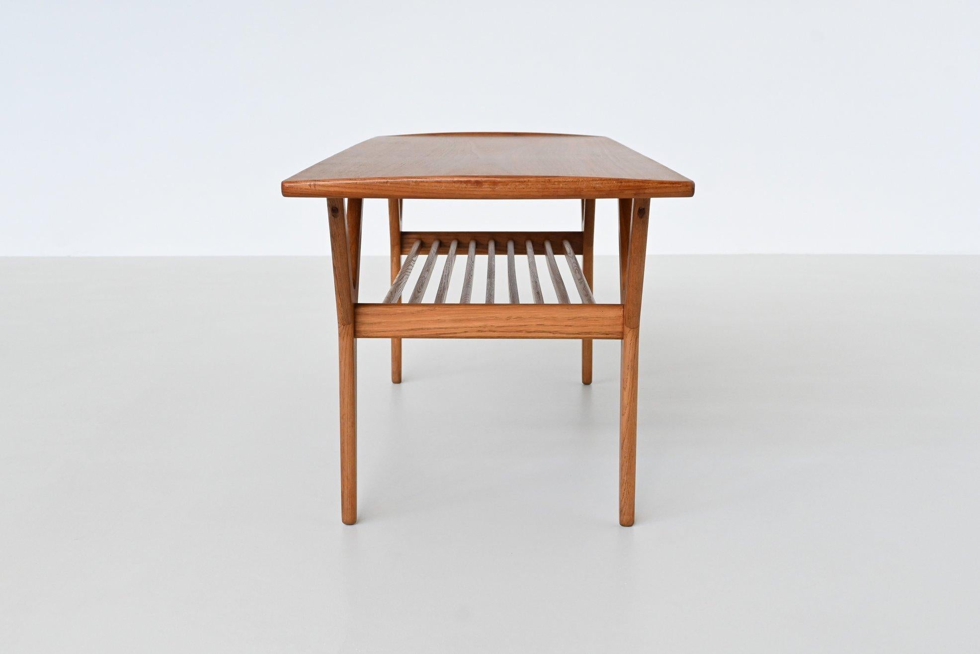 Danish Mid-Century coffee table in the style of Kurt Ostervig Denmark 1960 6