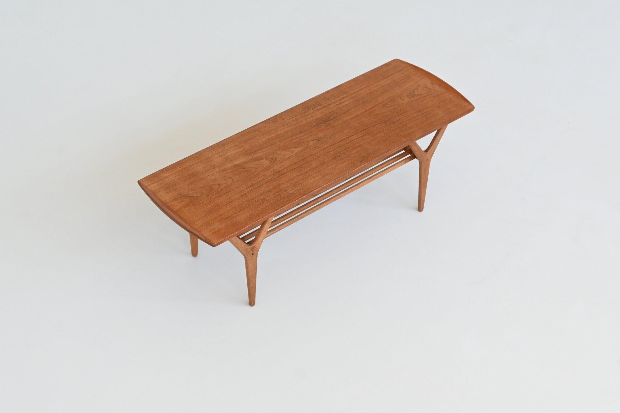 Danish Mid-Century coffee table in the style of Kurt Ostervig Denmark 1960 9