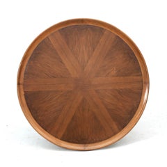 Danish Mid-Century Coffee Table with Star-Shaped Pattern