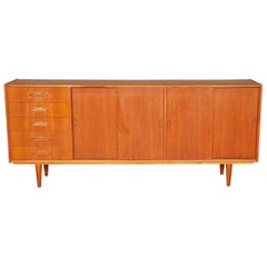 Danish Mid Century Credenza in Teak
