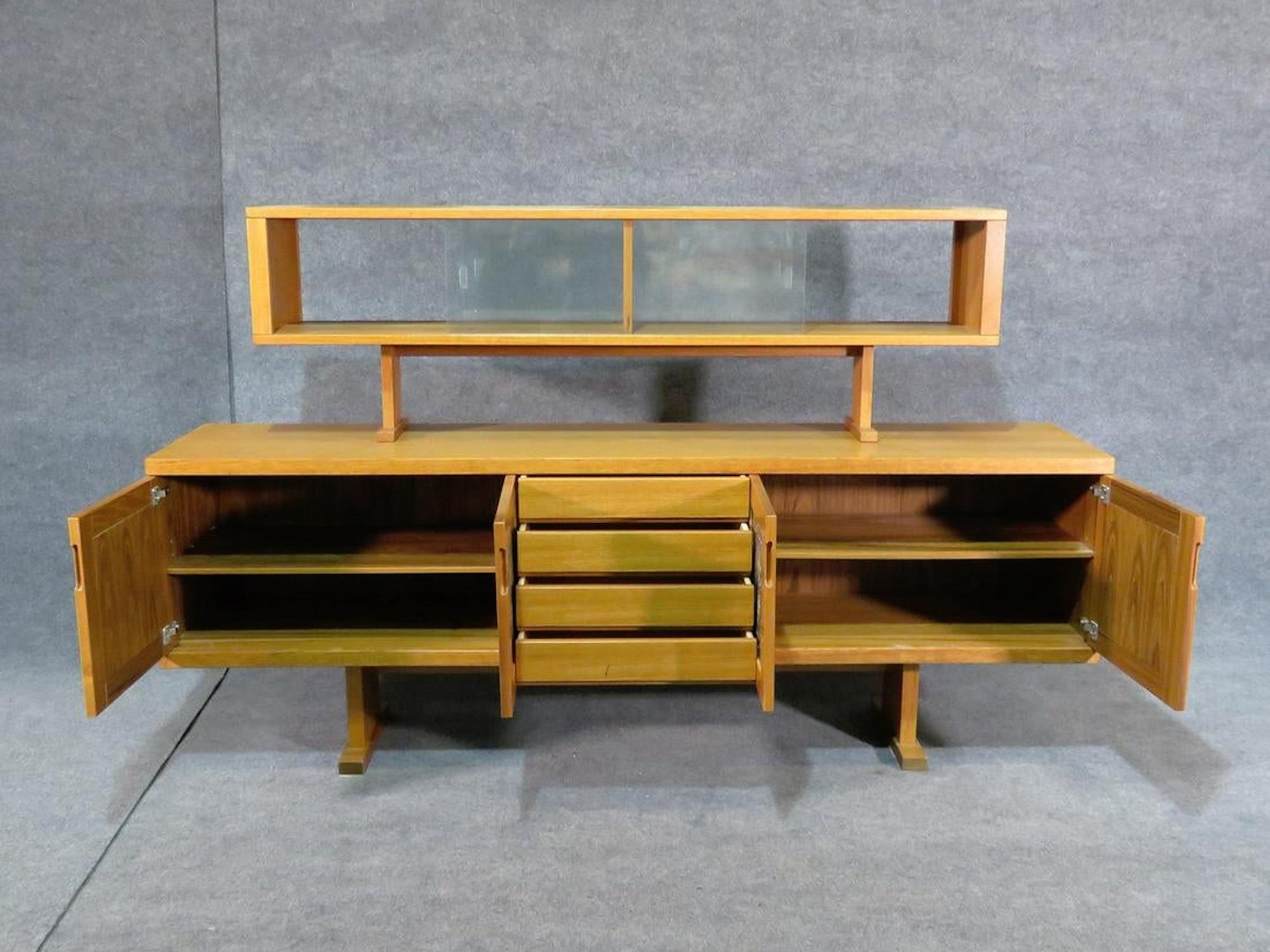 Mid-Century Modern Danish Midcentury Credenza with Tile For Sale