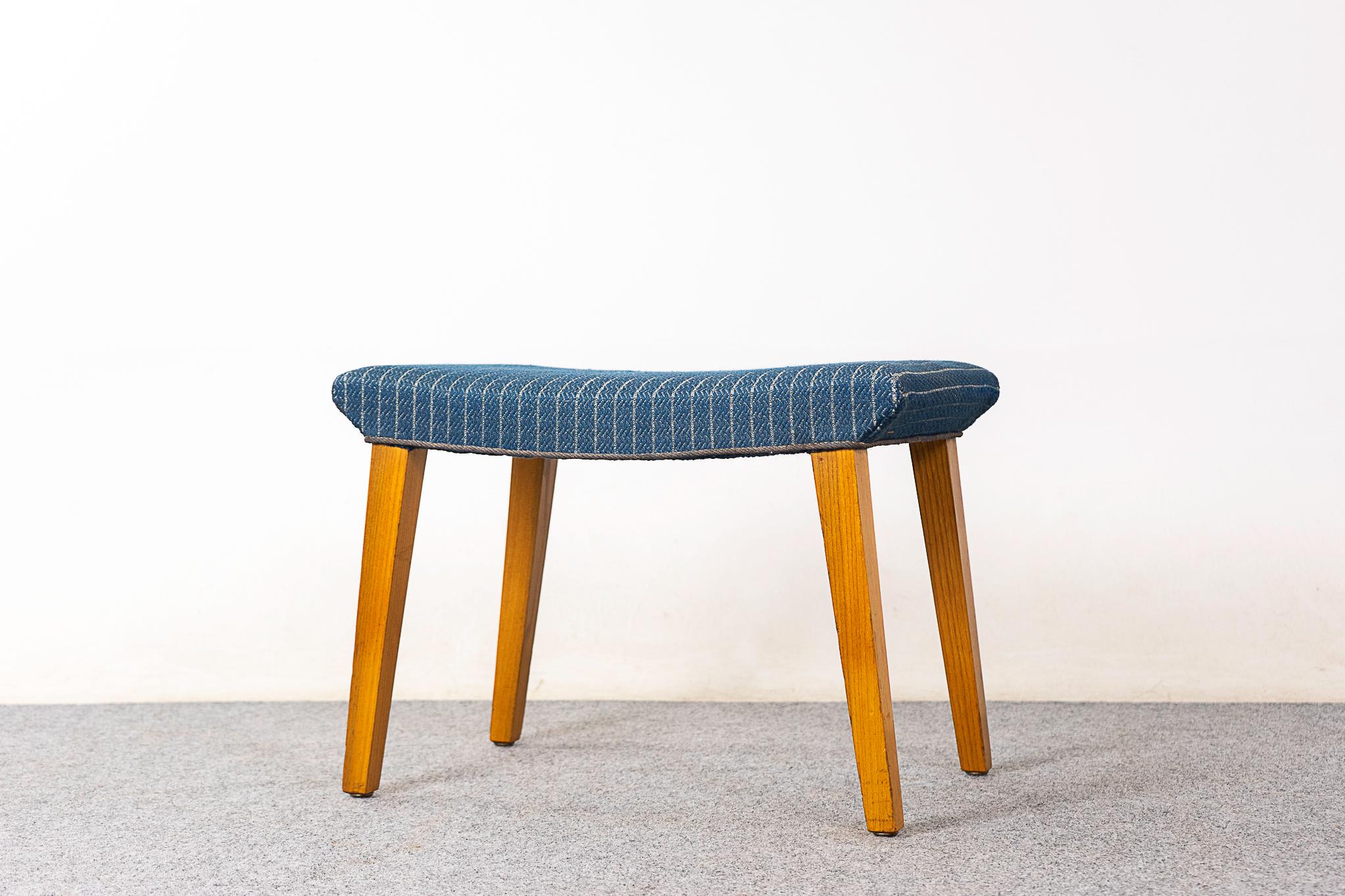 Mid-20th Century Danish Mid-Century Elm Footstool  For Sale