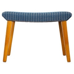 Retro Danish Mid-Century Elm Footstool 