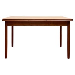 Danish Mid-Century Expandable Teak Dining Table, Denmark, 1960s