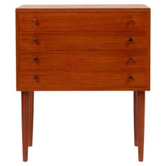 Danish Mid-Century Four-Drawer Teak Chest 1960s