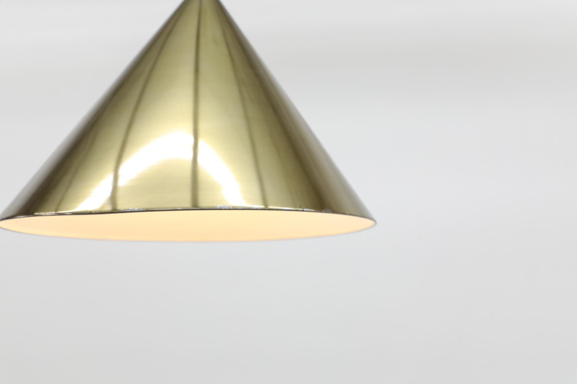 Danish Mid-Century Gold Aluminum 