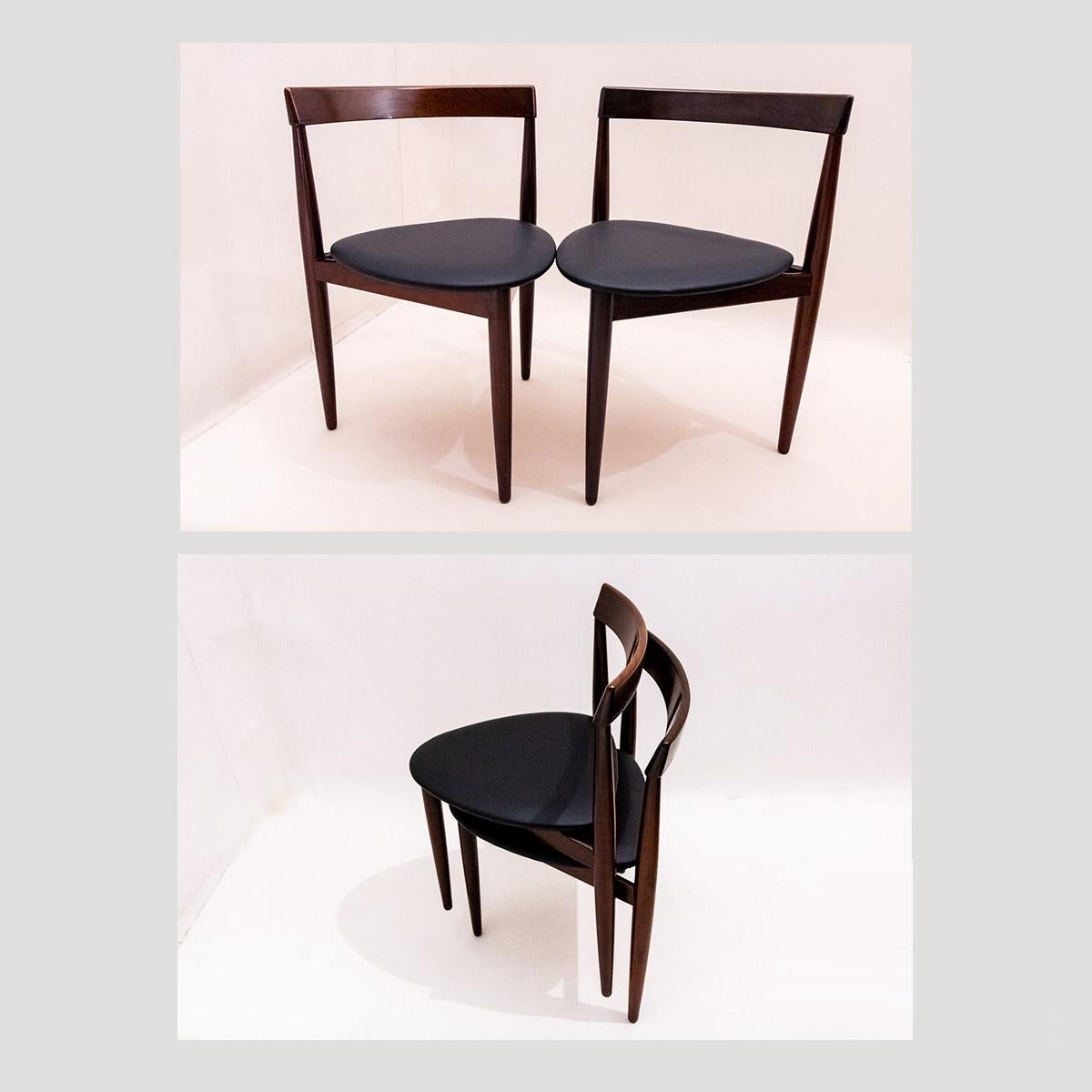 Danish Mid Century Hans Olsen Roundette Dining Set with 6 Chairs by Frem Røjle 3