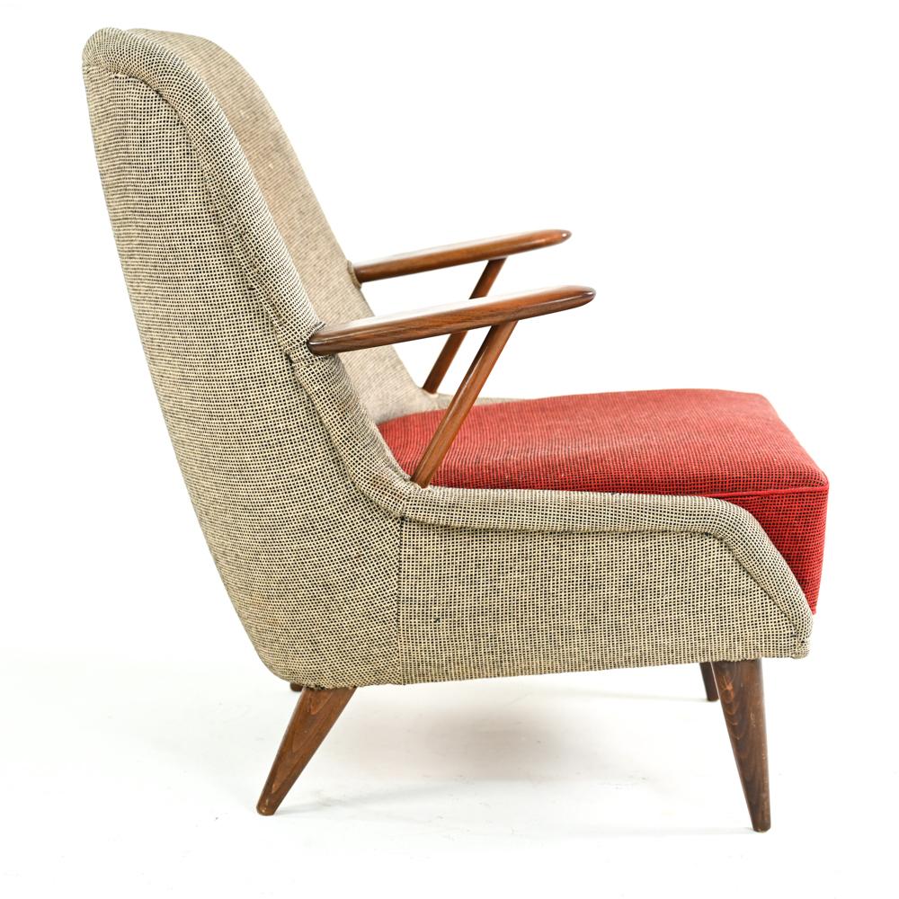 Danish Mid-Century Hans Olsen Style Easy Chair 8
