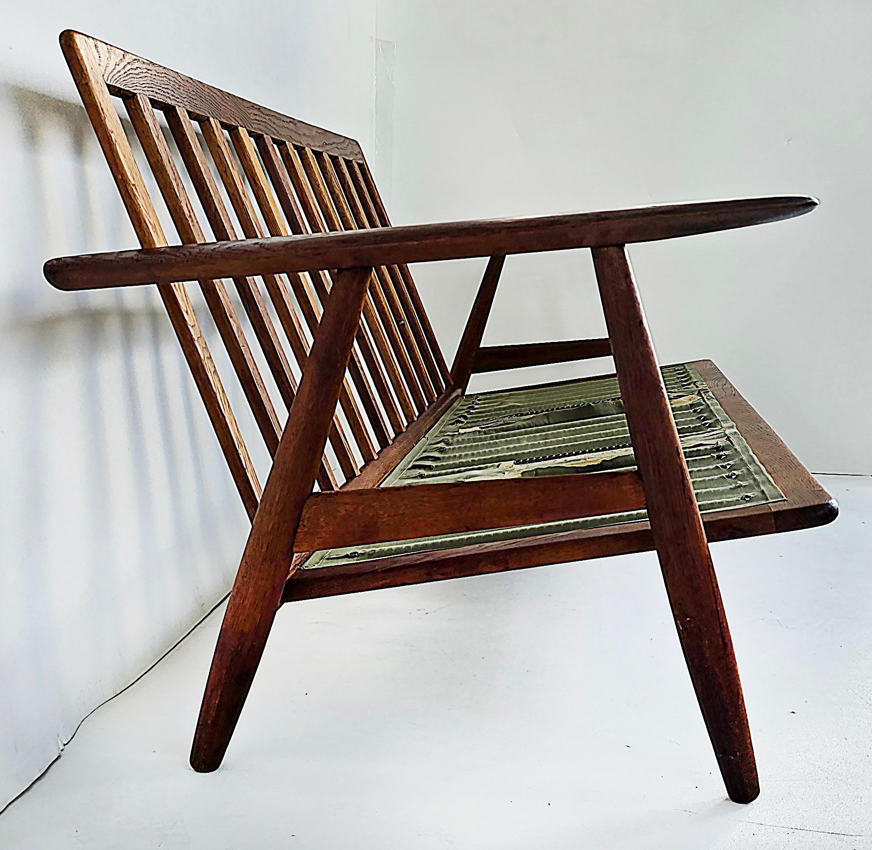 Sofá danés moderno de mediados de siglo Hans Wegner 