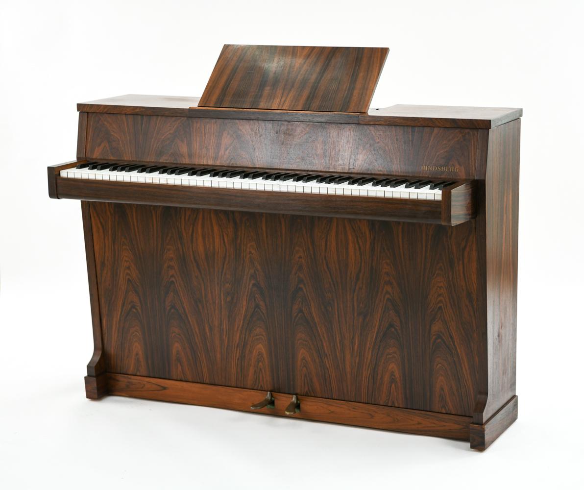 Danish Midcentury Hindsberg Rosewood Pianette 1