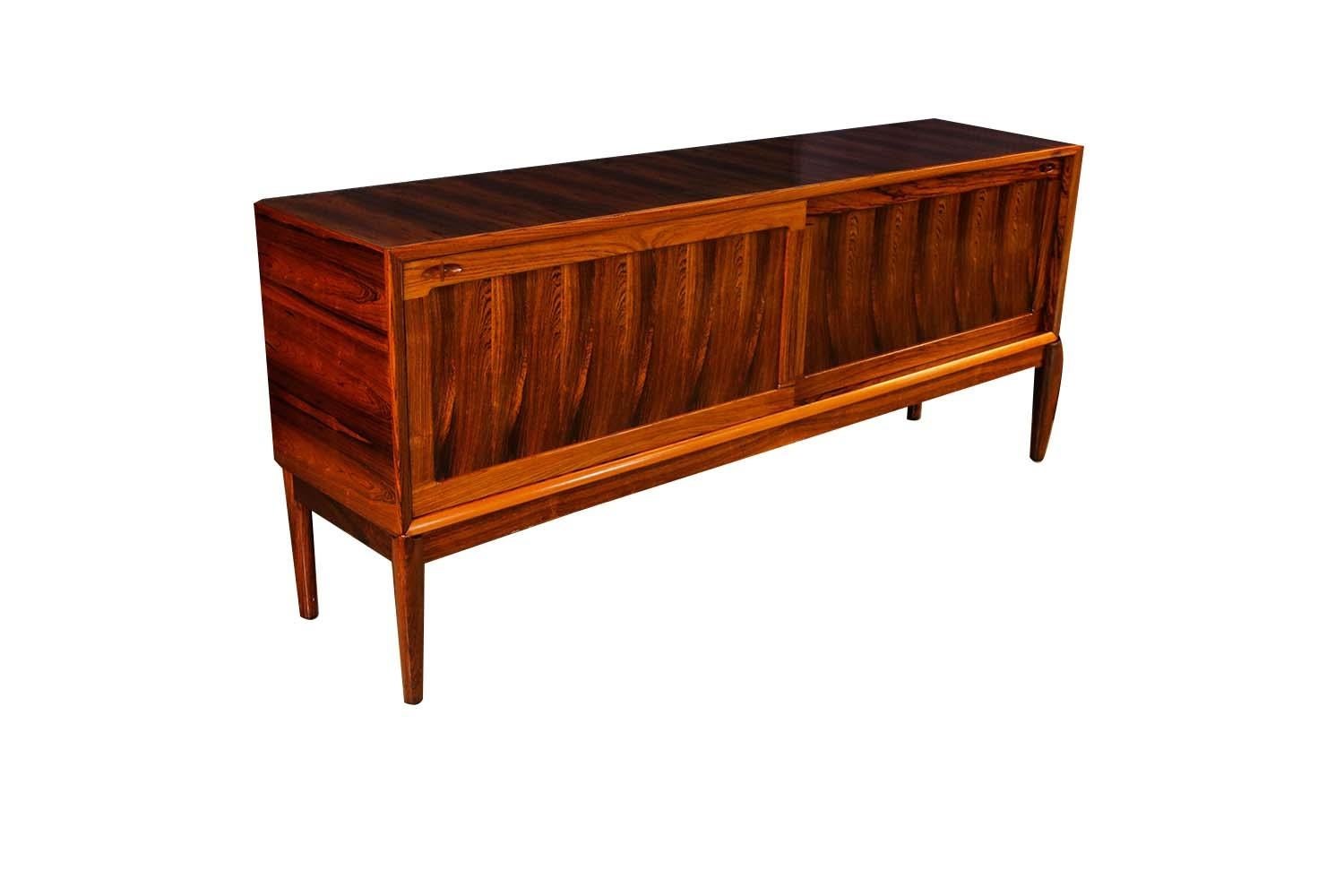 Danish Midcentury H.W. Klein for Bramin Rosewood Sideboard In Good Condition In Baltimore, MD