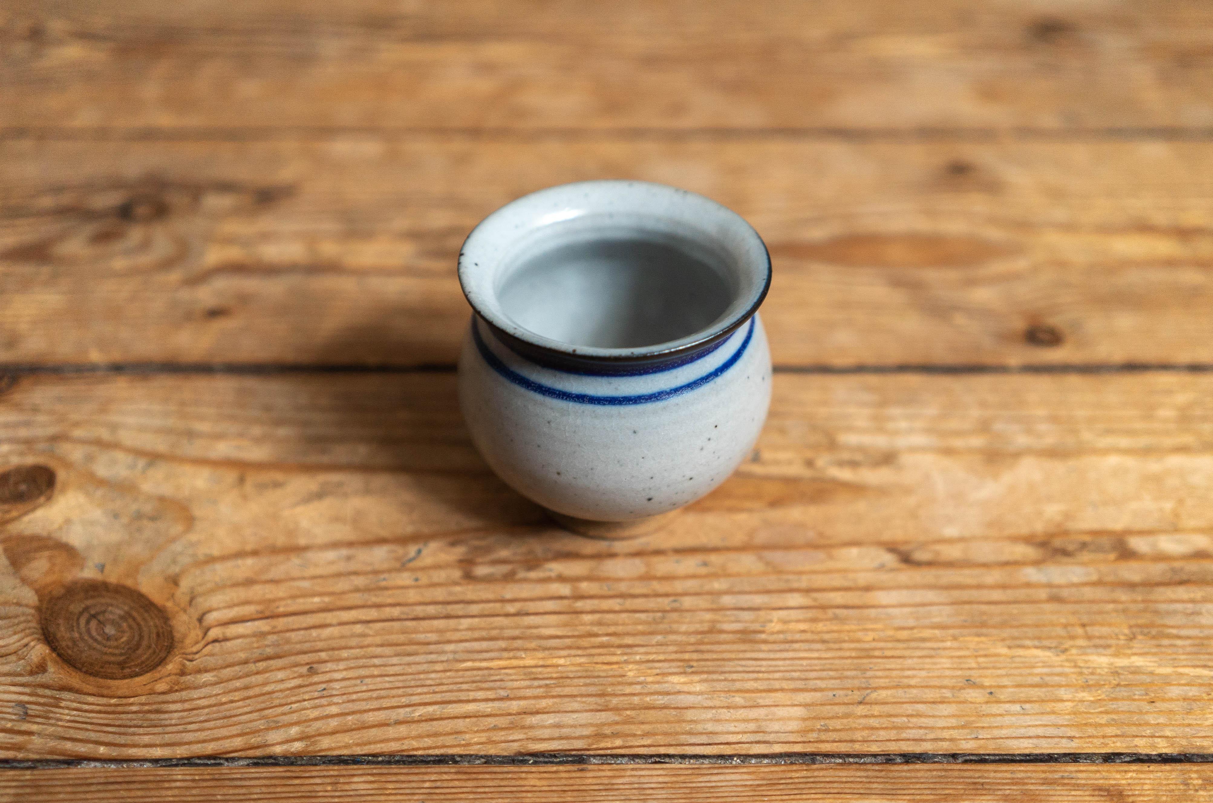 20th Century Danish mid-century Jacob Bang Stoneware pare of cups