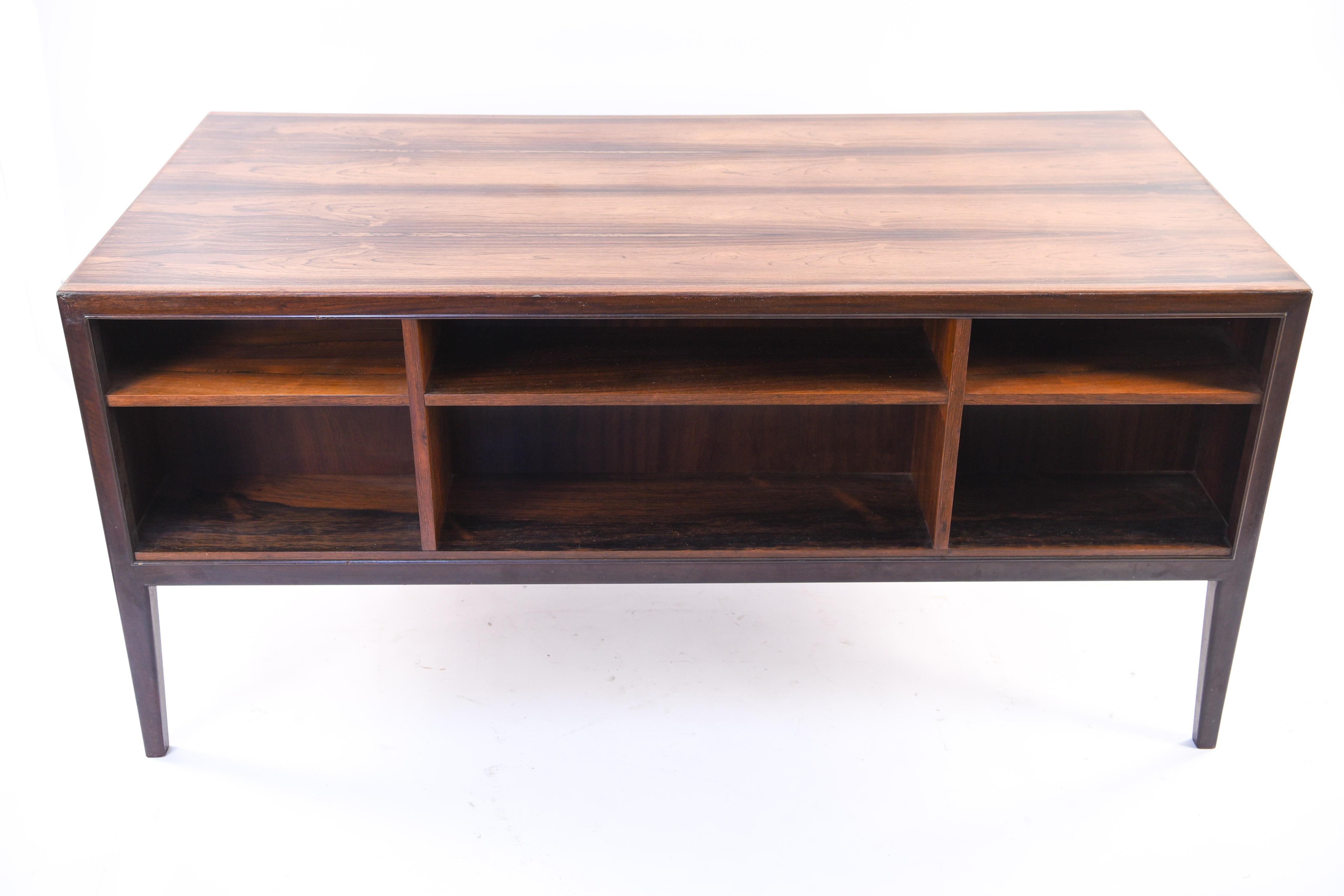 Danish Midcentury Jacob Kjaer Rosewood Desk 13