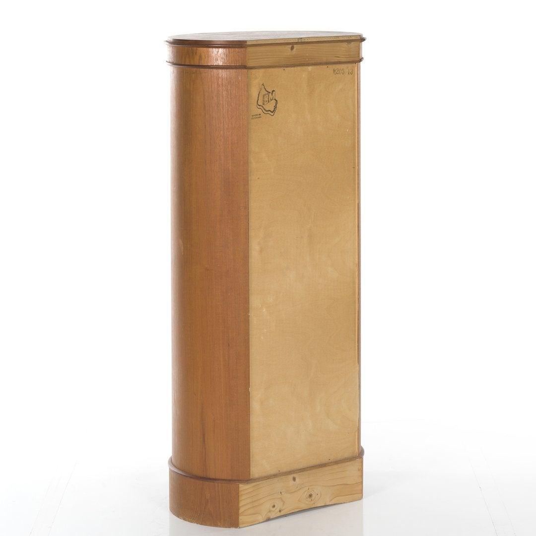 Mid-Century moderno Mobile bar danese di metà secolo Johannes Sorth in palissandro semicircolare