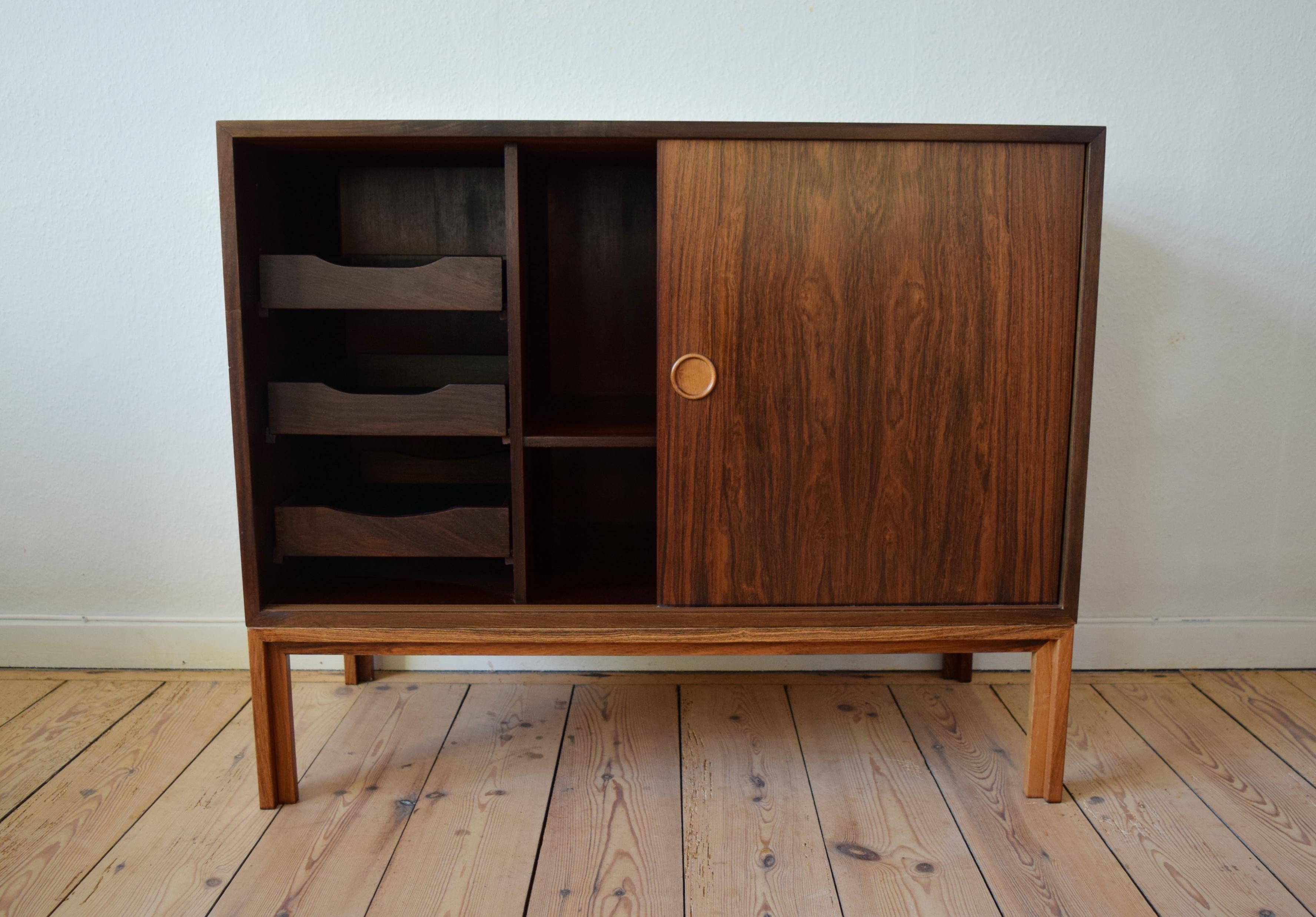 Mid-Century Modern Danish Midcentury Kai Kristiansen Rosewood Bar Cabinet, 1960s For Sale