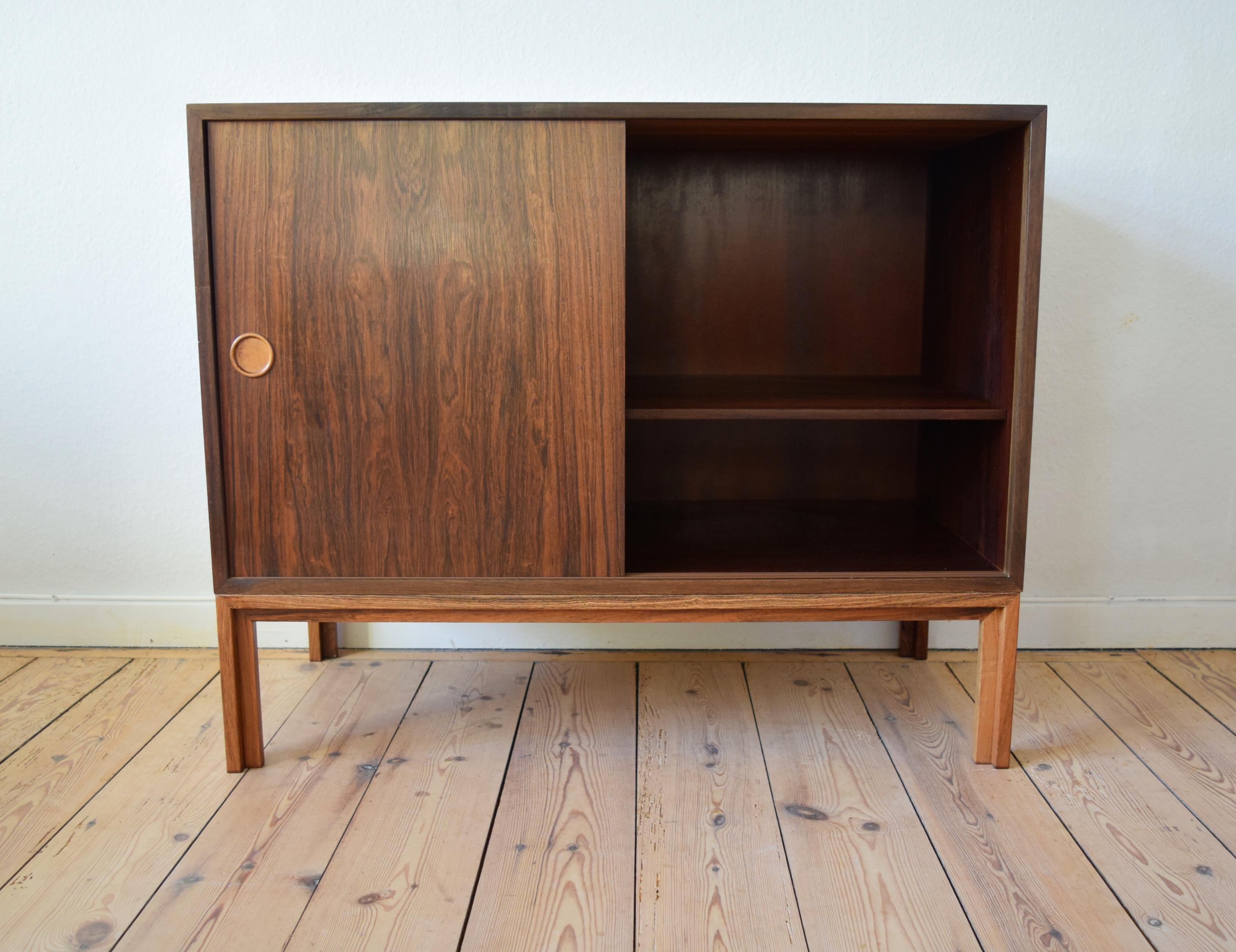 Mid-20th Century Danish Midcentury Kai Kristiansen Rosewood Bar Cabinet, 1960s For Sale