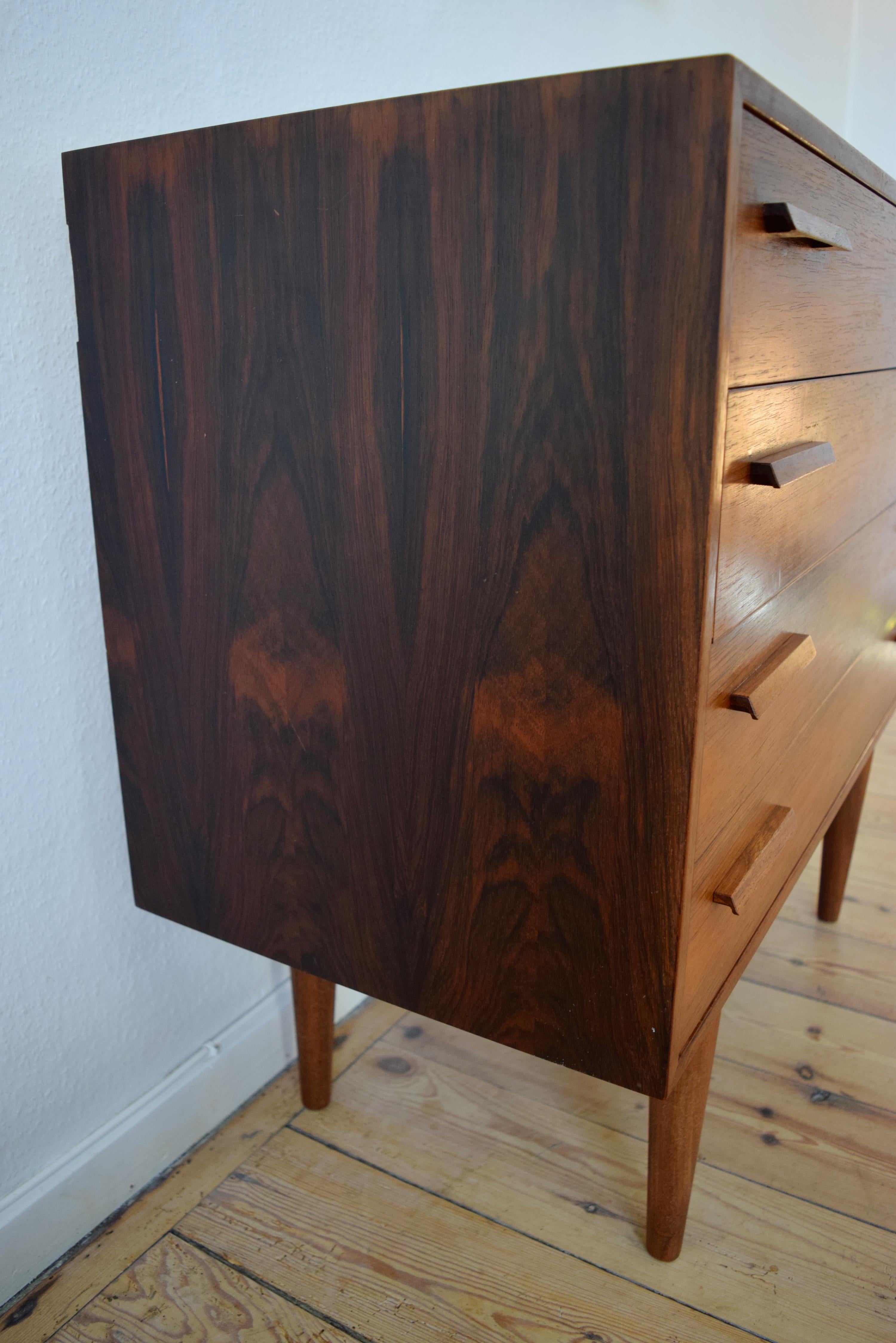 Danish Midcentury Kai Kristiansen Rosewood Chest of Drawers for FM Møbler, 1960s 5