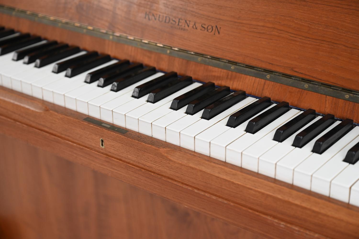 Scandinavian Modern Danish Mid-Century Knudsen & Son Teak Pianette