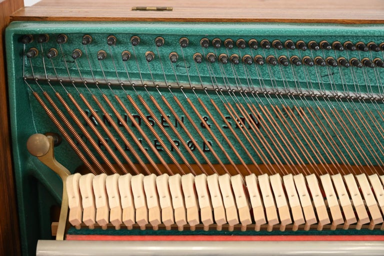 Danish Mid-Century Knudsen & Son Teak Pianette For Sale 2