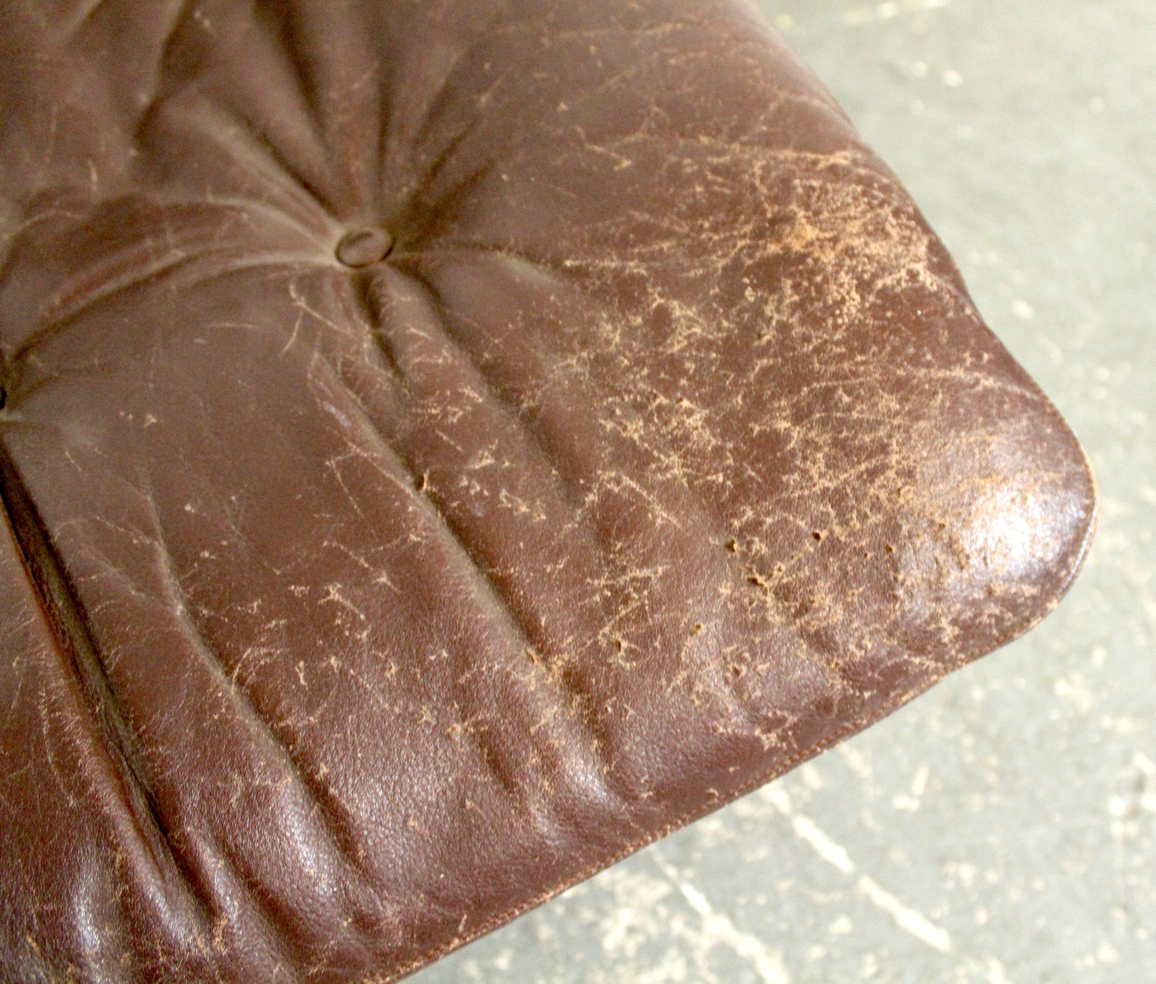 Danish Mid-Century Leather Bentwood Chair by Farstrup Møbelfabrik For Sale 6