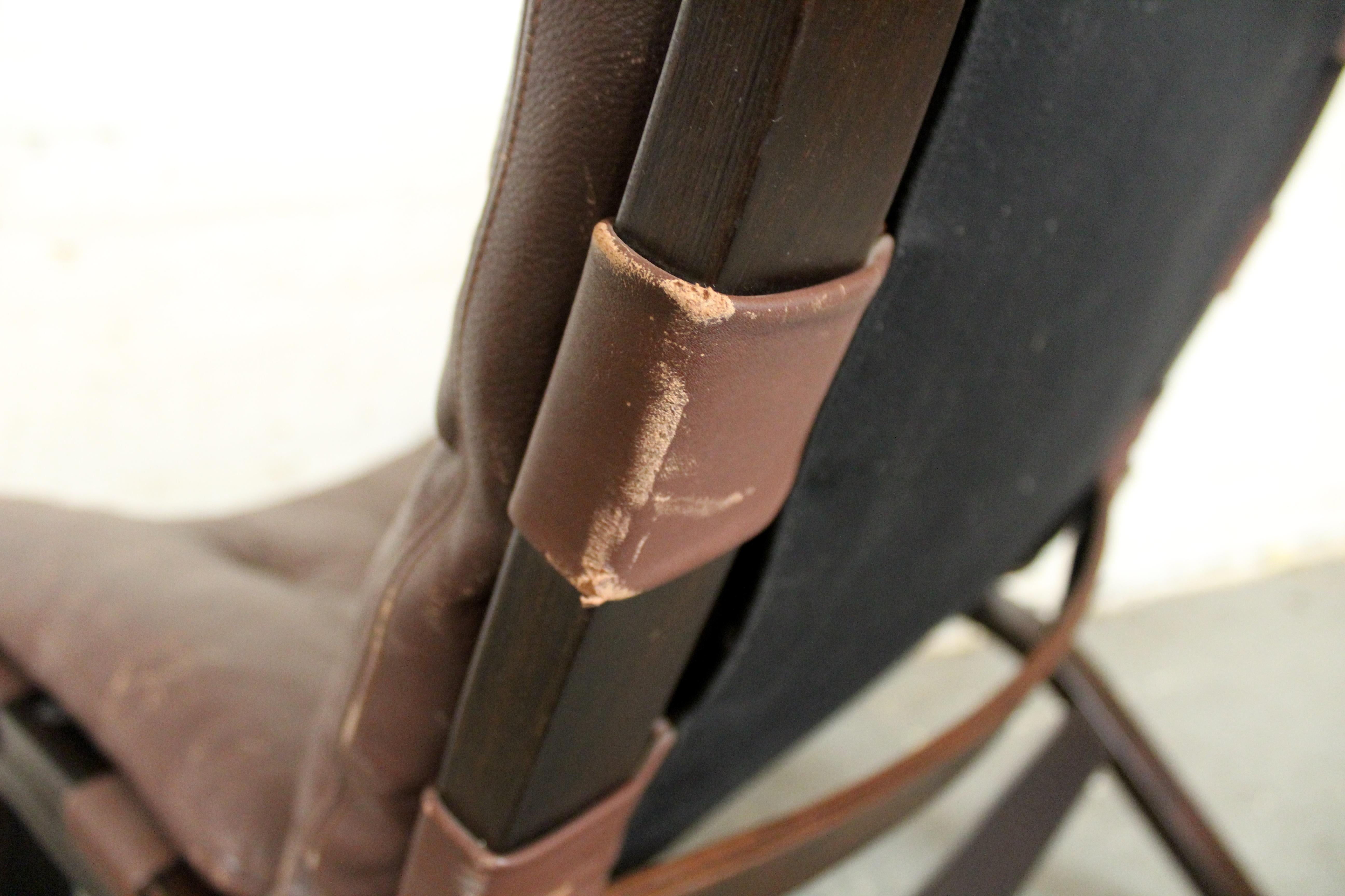 Danish Mid-Century Leather Bentwood Chair by Farstrup Møbelfabrik For Sale 14