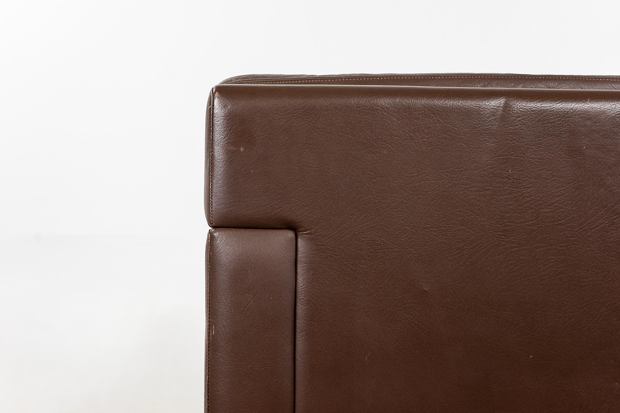 Danish Mid-Century Leather & Teak Lounge Chair 6