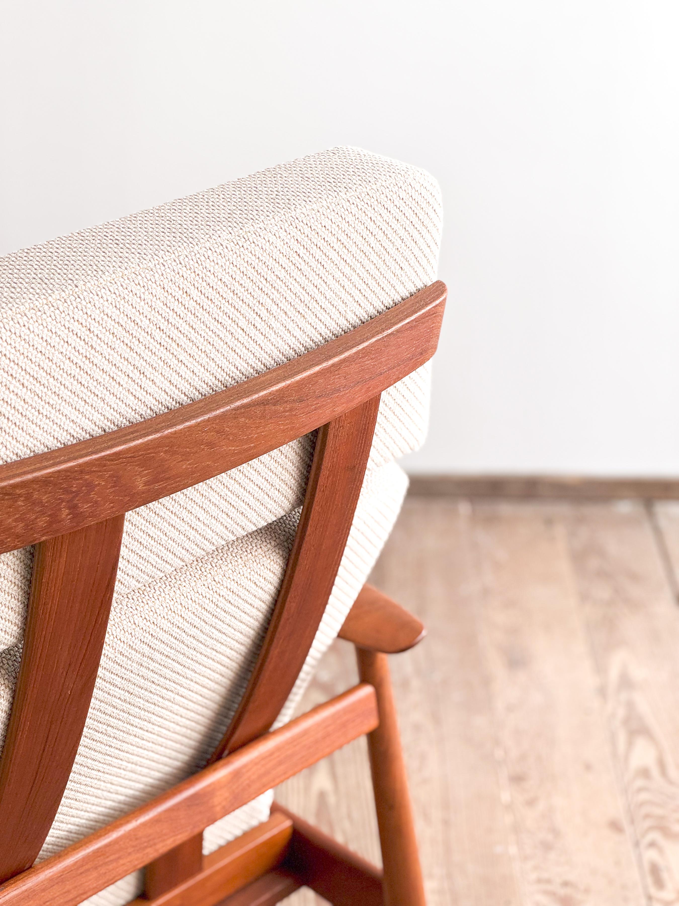 Danish Mid-Century Lounge Armchair, Teak Easy Chair by Arne Vodder, France & Son 4