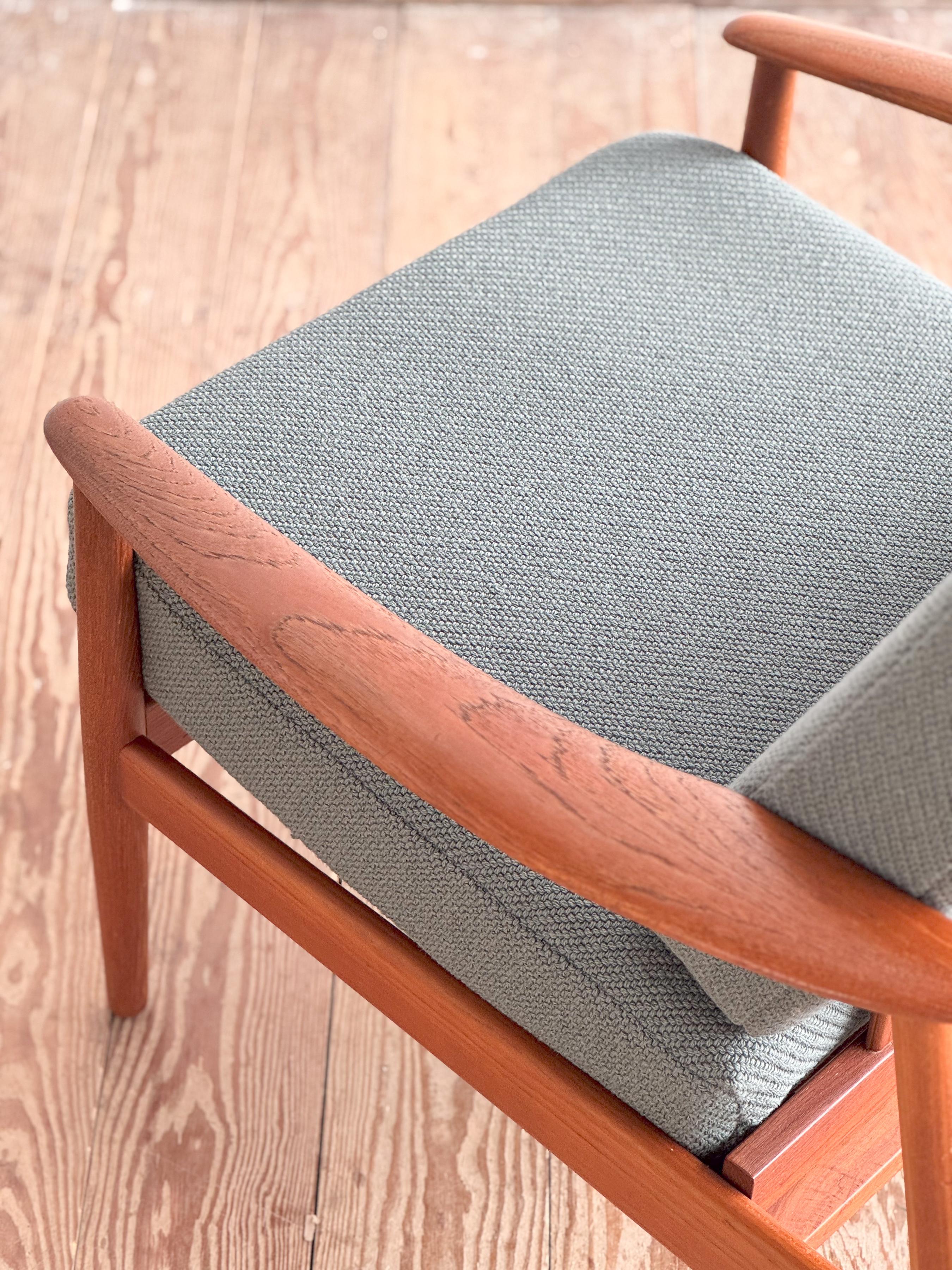 Danish Mid-Century Lounge Armchair, Teak Easy Chair by Arne Vodder, France & Son 5