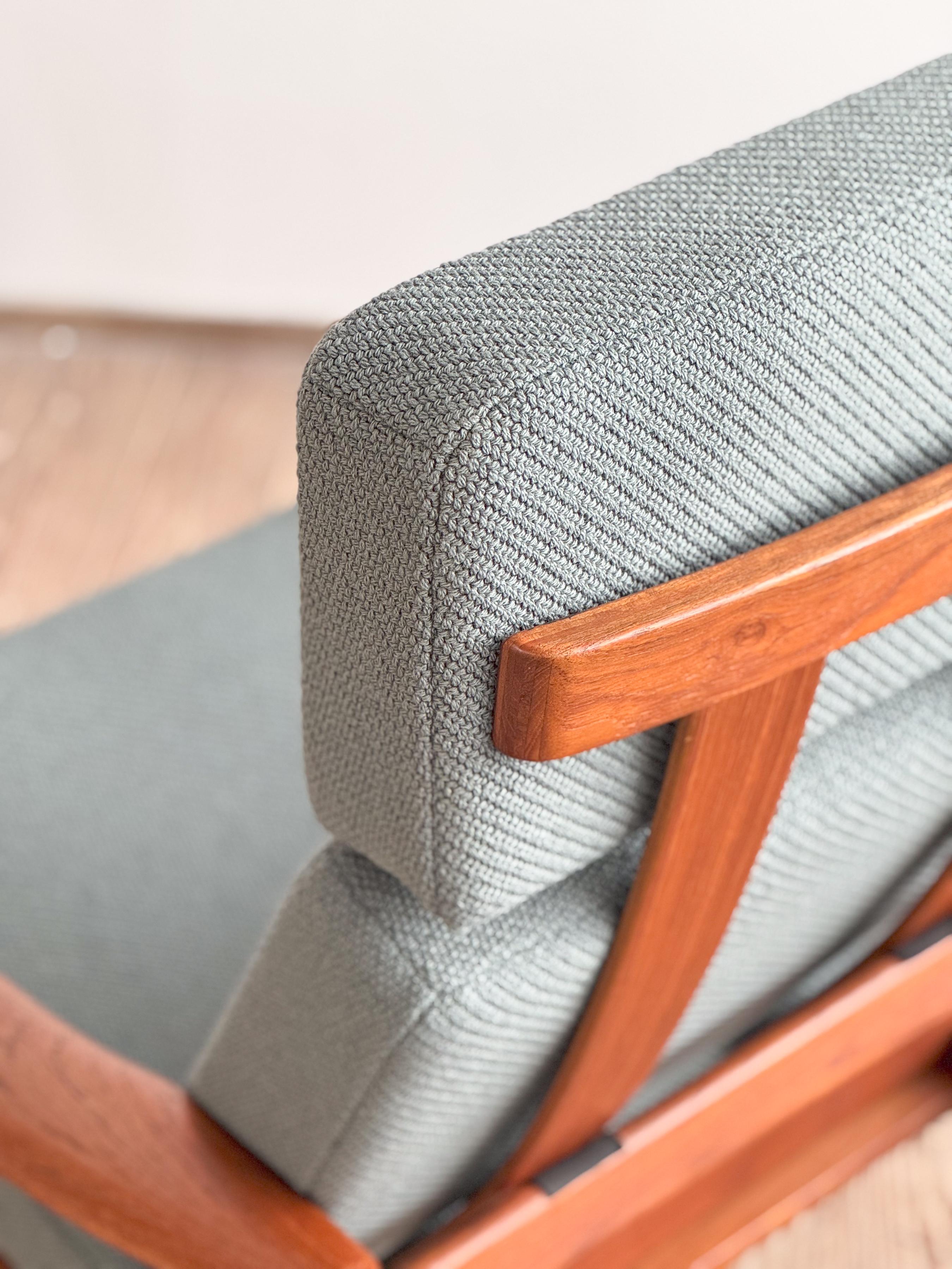 Danish Mid-Century Lounge Armchair, Teak Easy Chair by Arne Vodder, France & Son 7