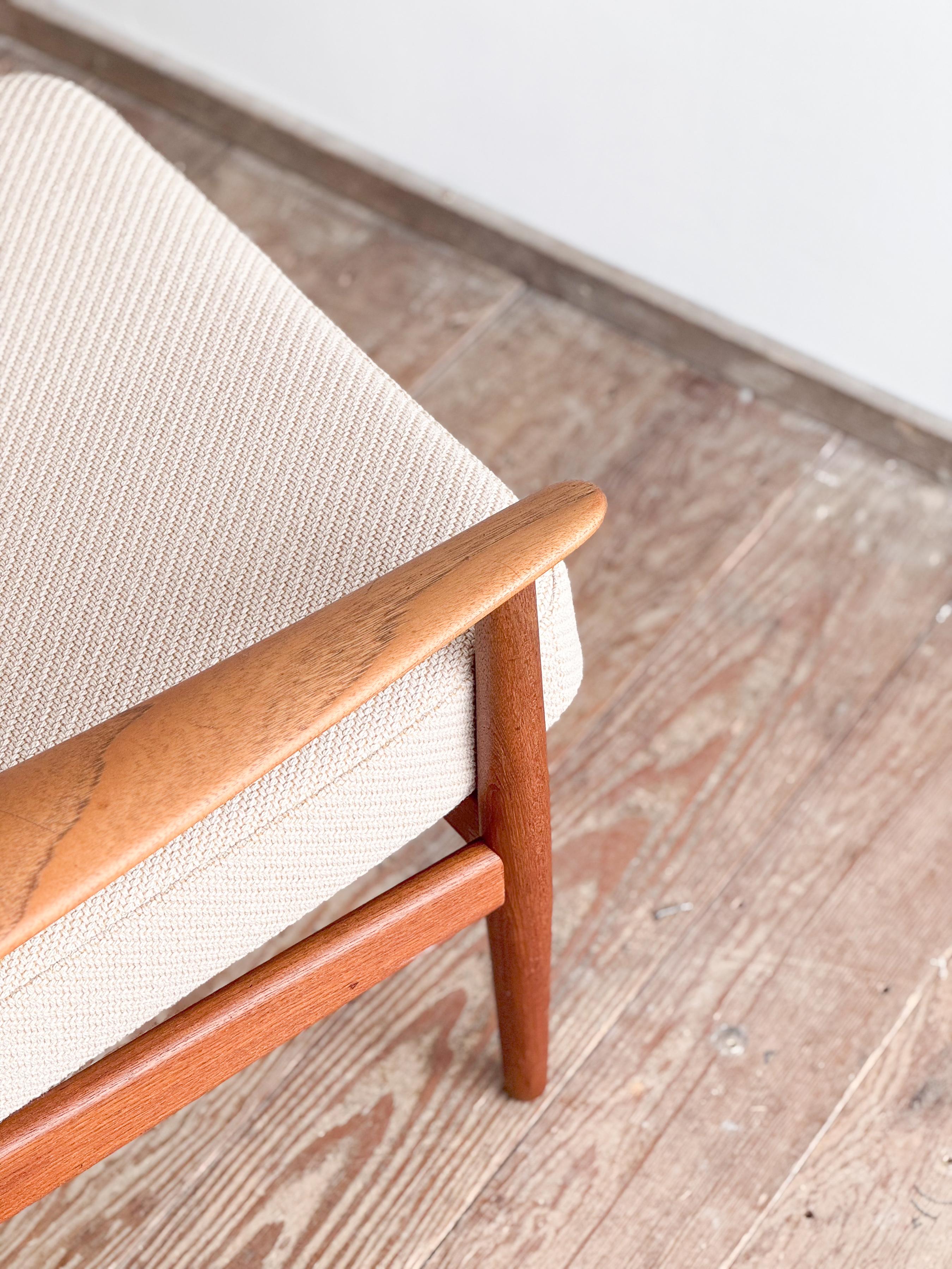 Danish Mid-Century Lounge Armchair, Teak Easy Chair by Arne Vodder, France & Son 10