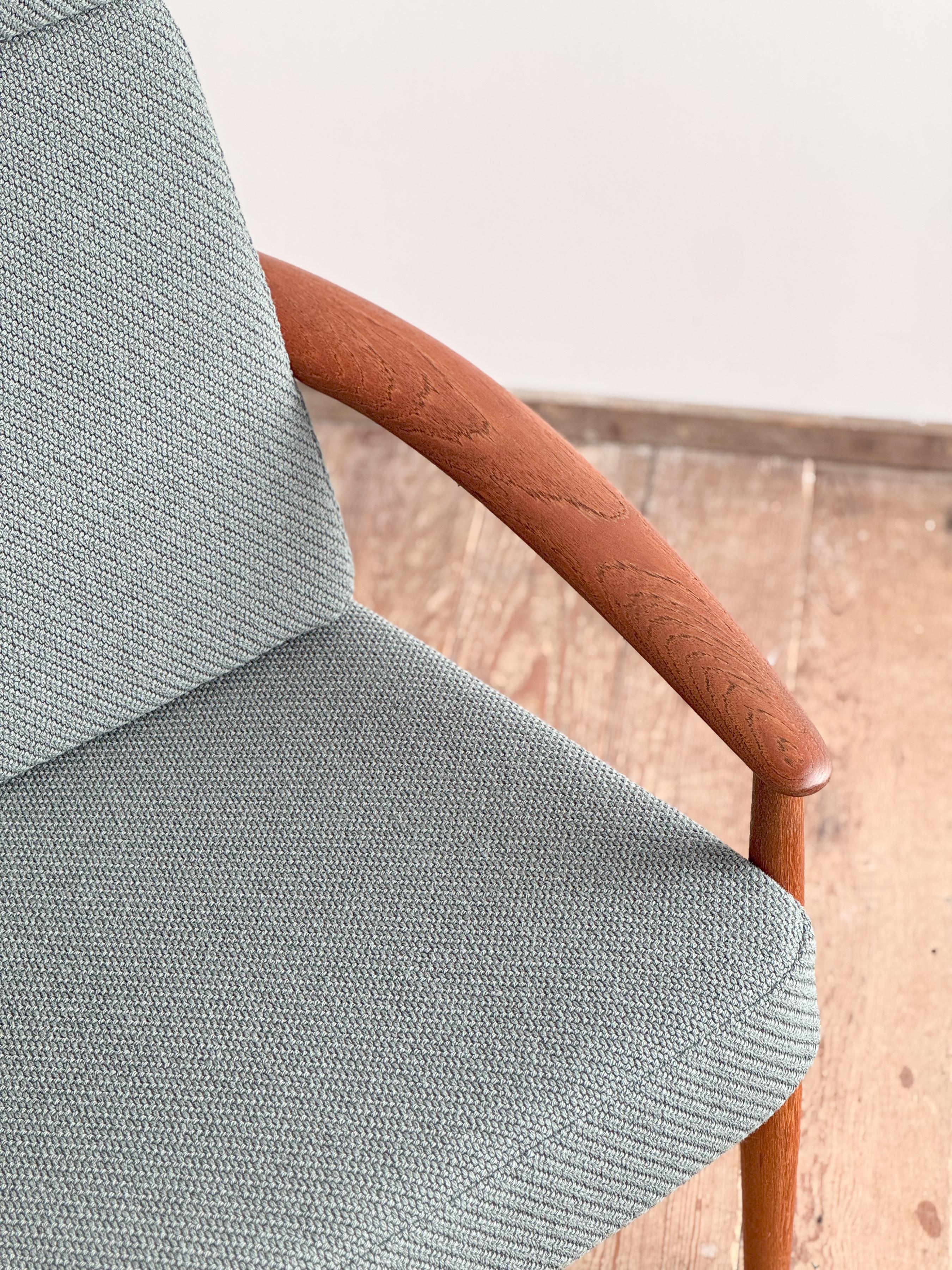 Danish Mid-Century Lounge Armchair, Teak Easy Chair by Arne Vodder, France & Son 10