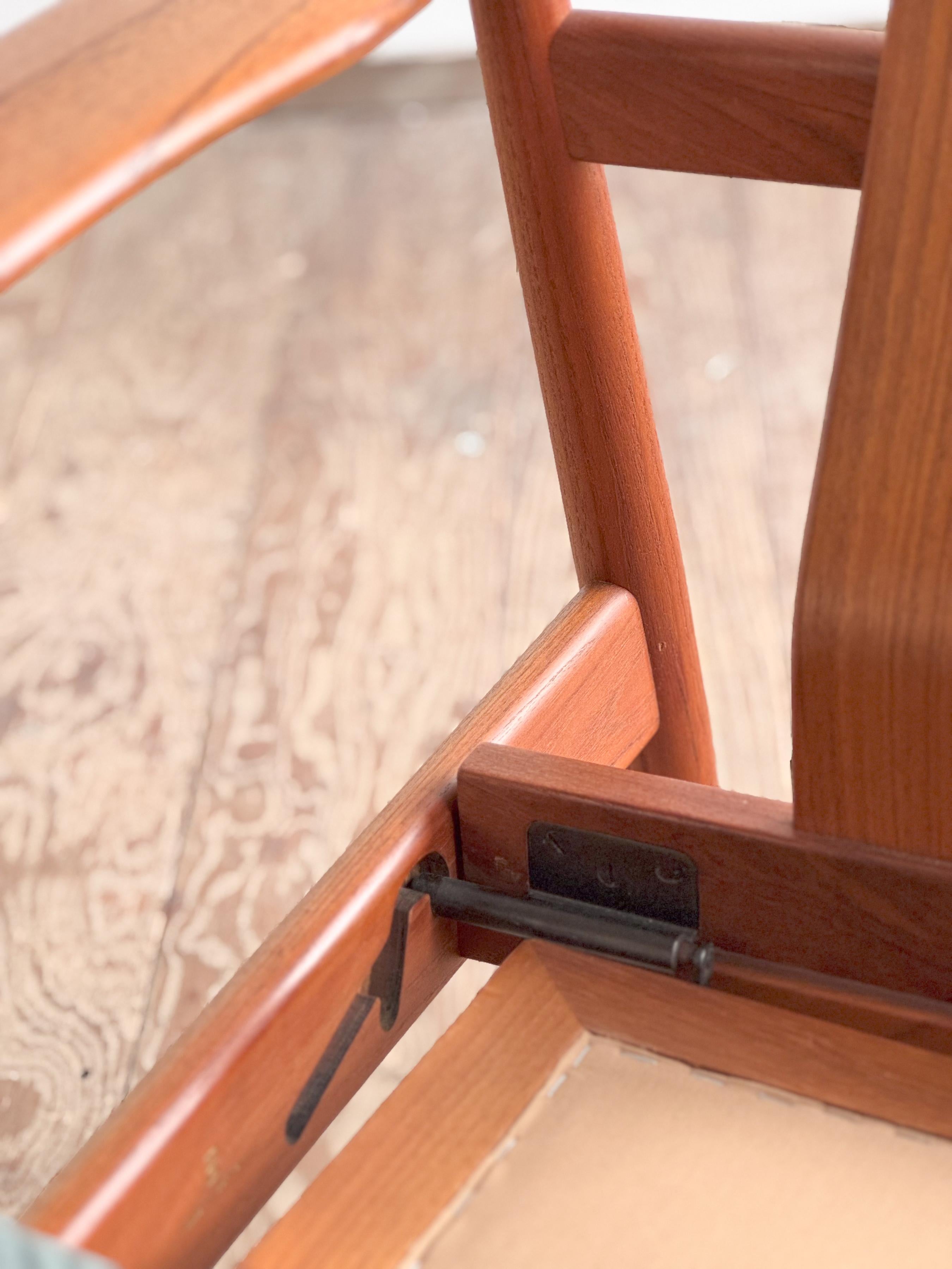 Danish Mid-Century Lounge Armchair, Teak Easy Chair by Arne Vodder, France & Son 13