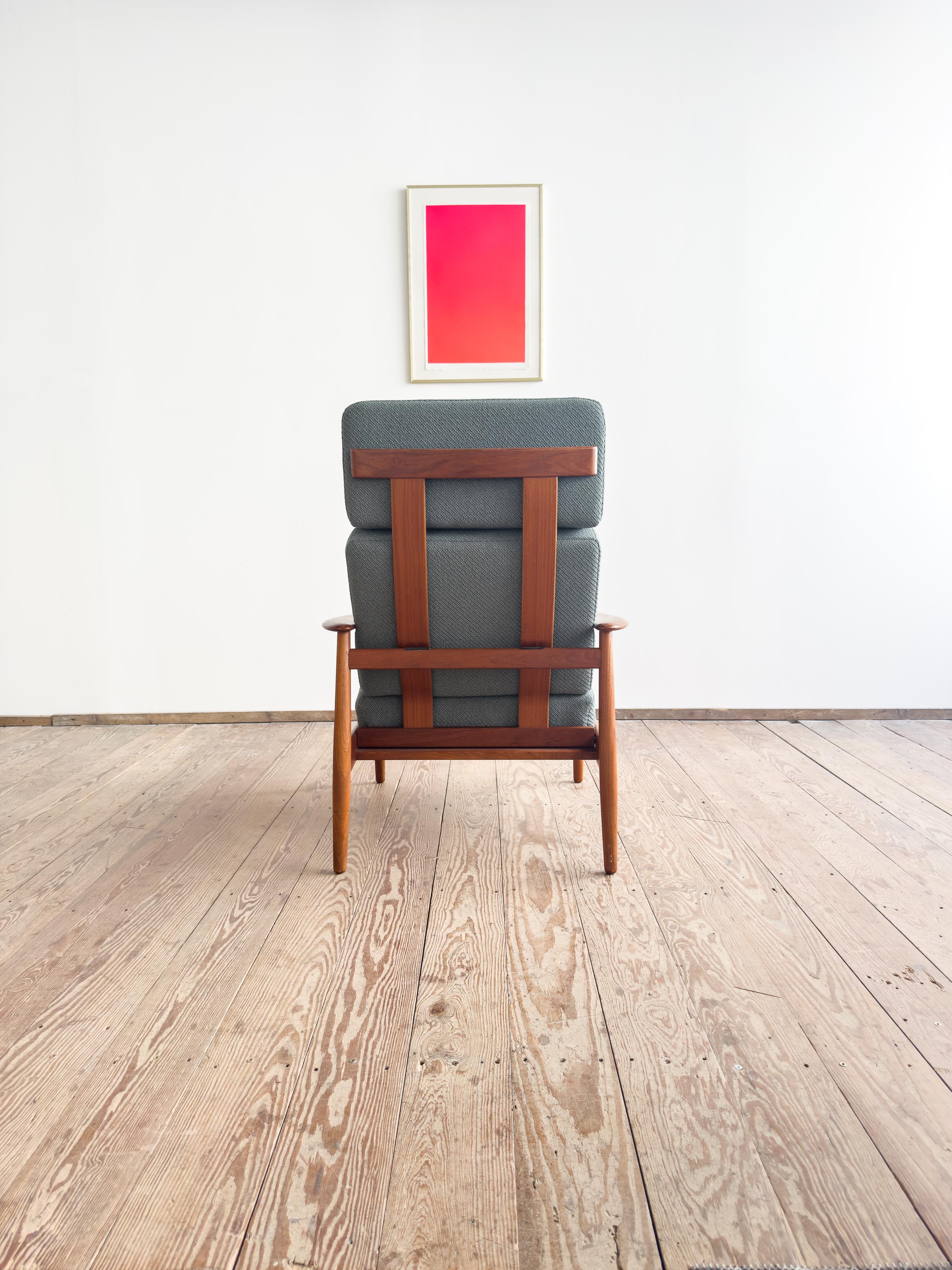 Mid-20th Century Danish Mid-Century Lounge Armchair, Teak Easy Chair by Arne Vodder, France & Son