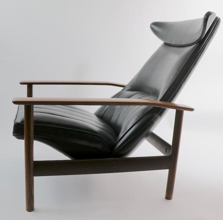 Scandinavian Modern Danish Mid Century Lounge Chair by Svein Dysthe for Dokka Mobler For Sale