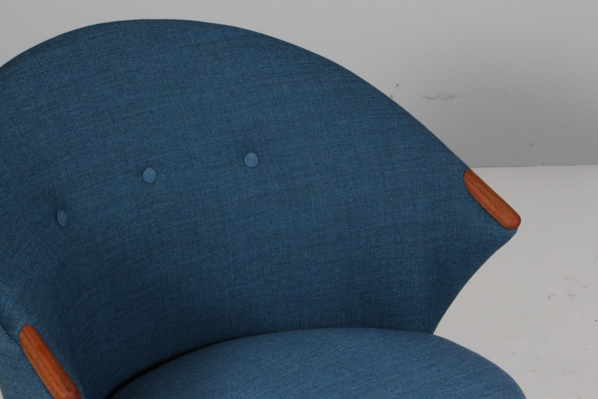 Scandinave moderne Chaise longue danoise du milieu du siècle, conçue par Bent Møller Jepsen, années 1960 en vente