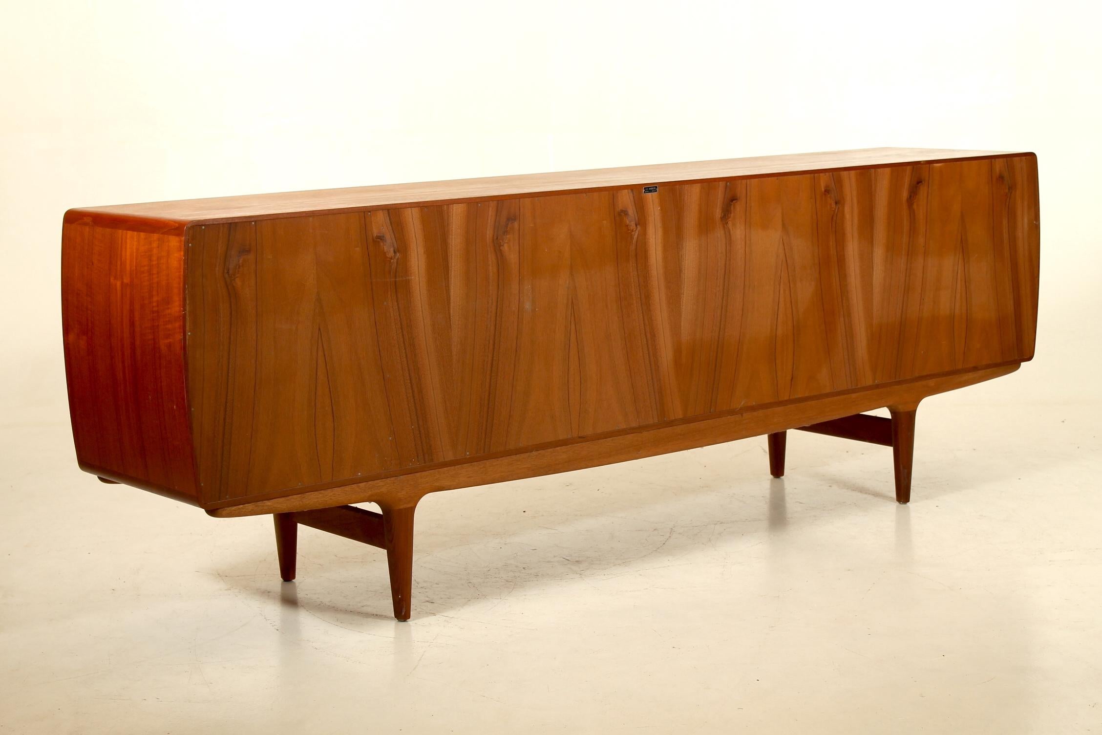 Danish mid century low sideboard by  1