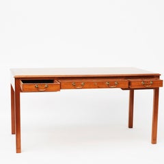 Danish Midcentury Mahogany Desk by Kaare Klint for Rud. Rasmussen