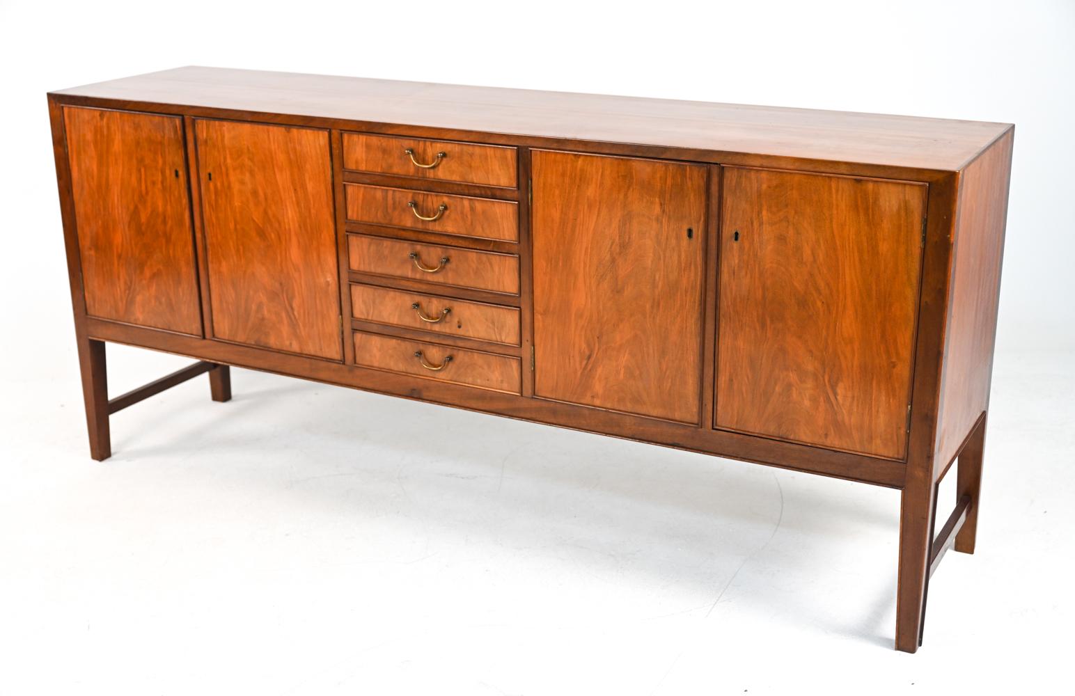 Danish Mid-Century Mahogany Sideboard Attributed to Jacob Kjaer 7