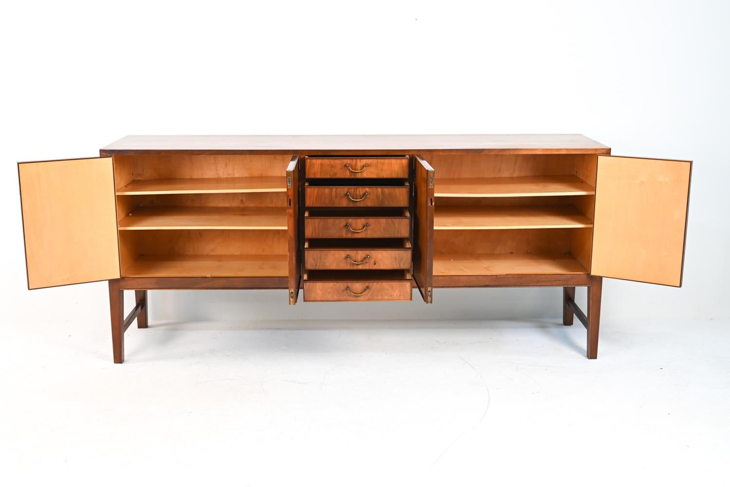 Danish Mid-Century Mahogany Sideboard Attributed to Jacob Kjaer 2