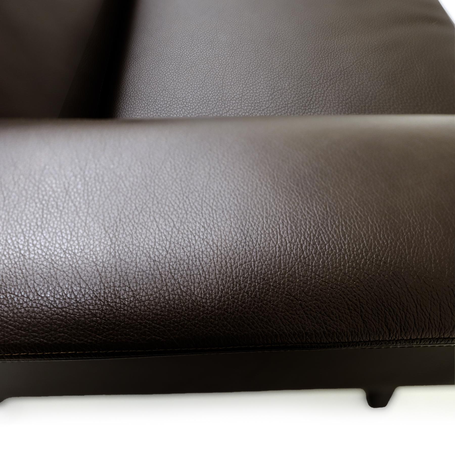 Divano in pelle a 3 posti di Arne Vodder per Fritz Hansen, modello 3330, metà secolo, danese. in vendita 6